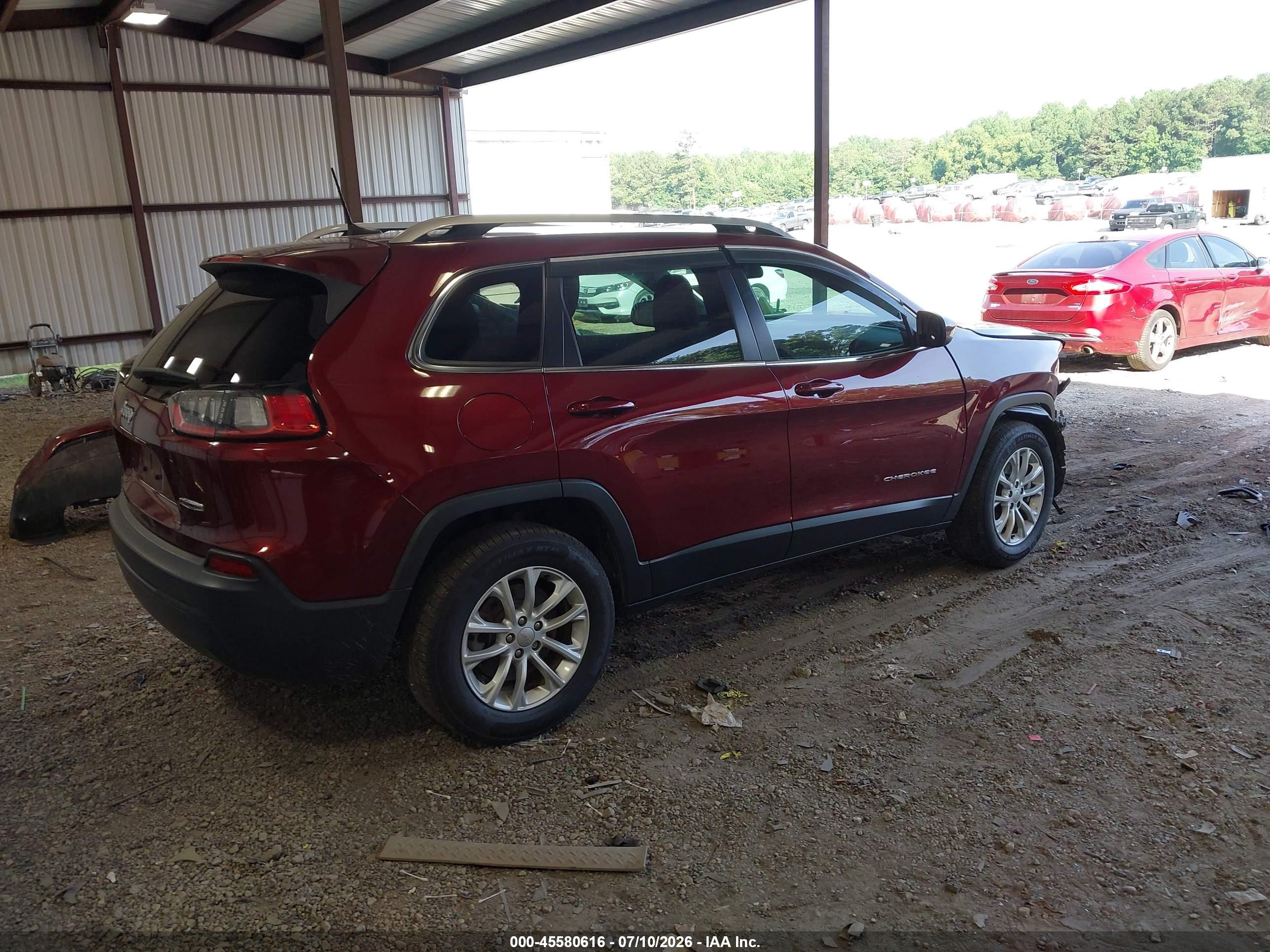 2019 Jeep Cherokee Latitude 4x4 Red vin: 1C4PJMCB6KD433107