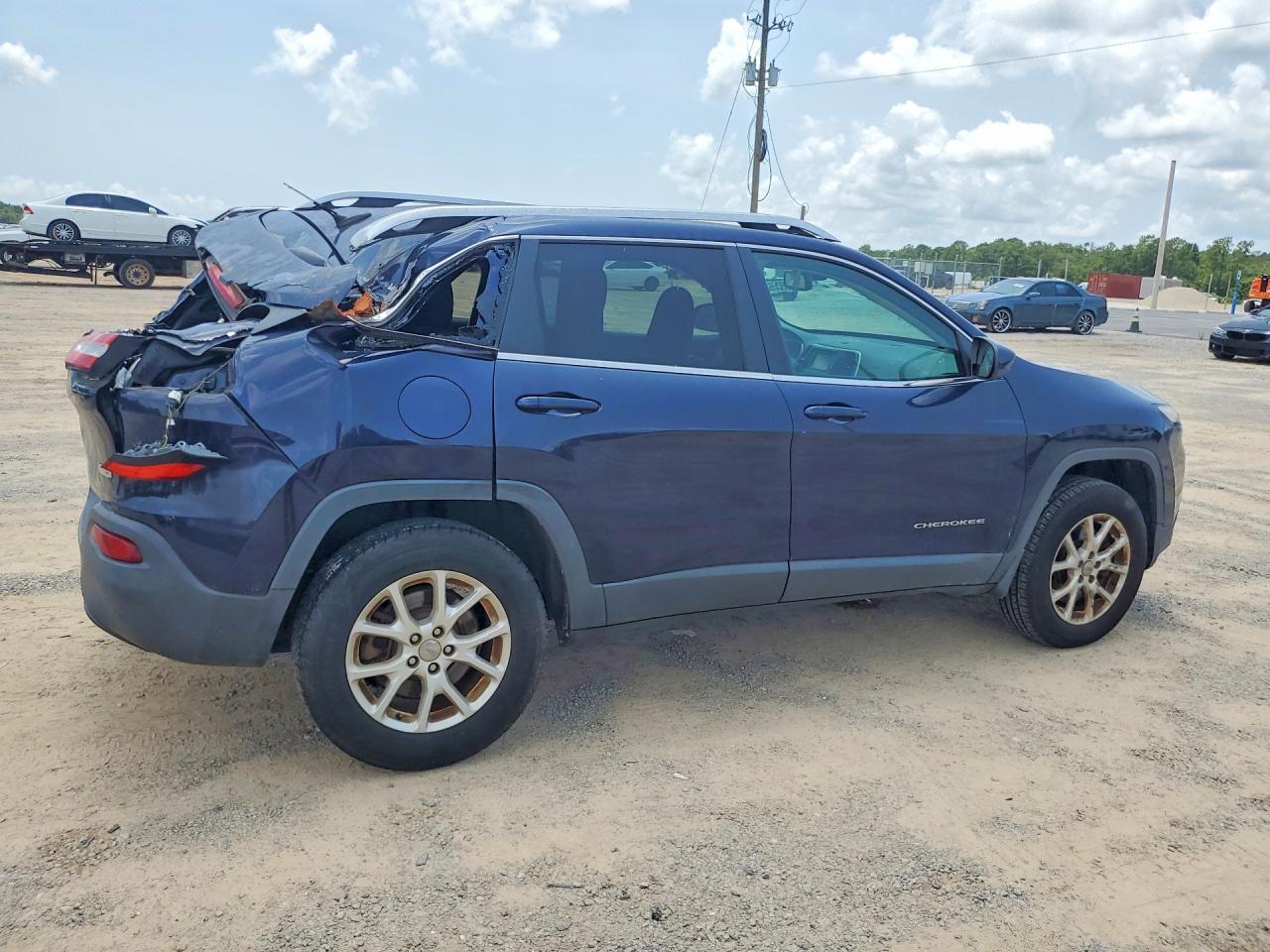 2014 Jeep Cherokee Latitude Blue vin: 1C4PJMCB7EW166262