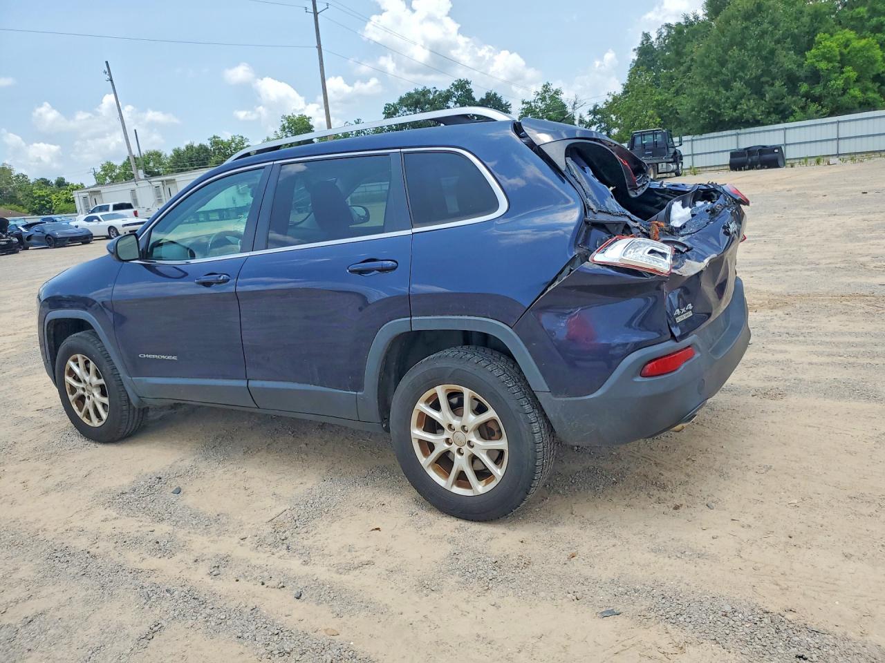2014 Jeep Cherokee Latitude Blue vin: 1C4PJMCB7EW166262