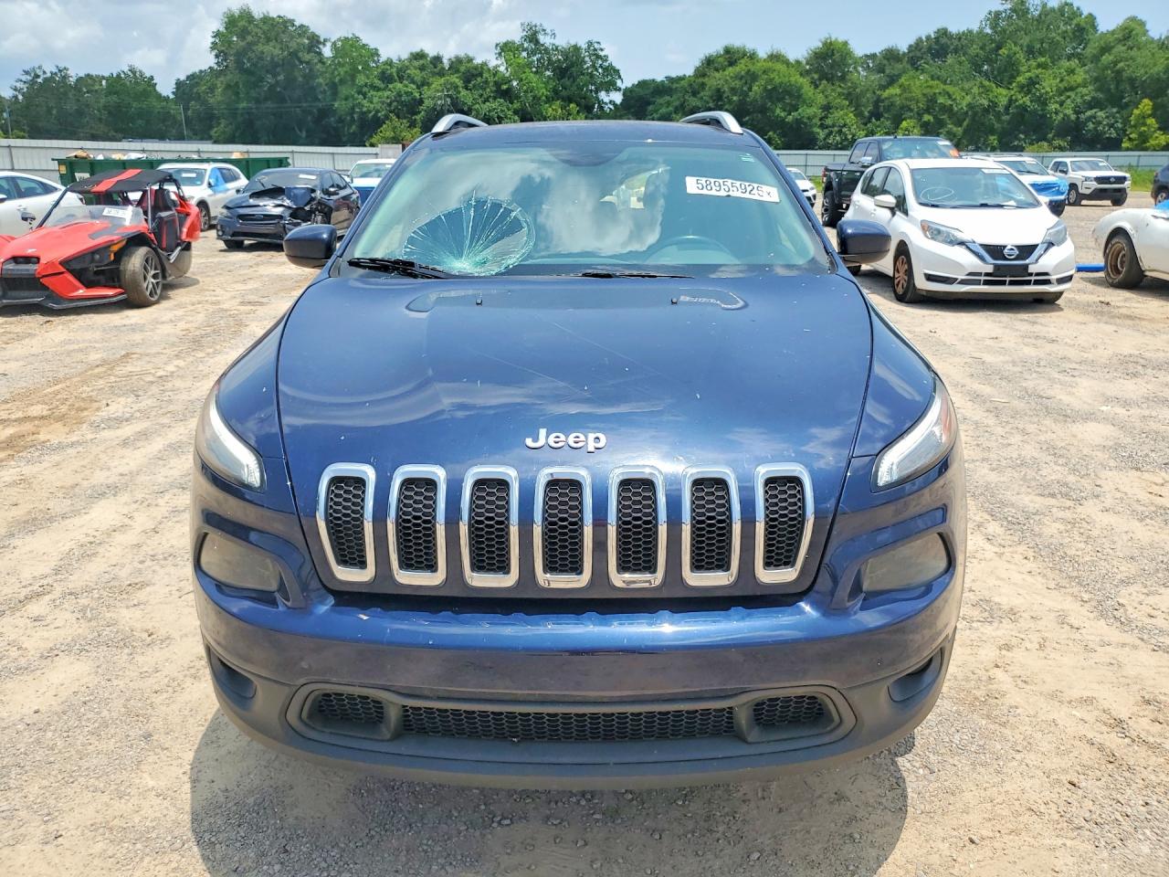 2014 Jeep Cherokee Latitude Blue vin: 1C4PJMCB7EW166262