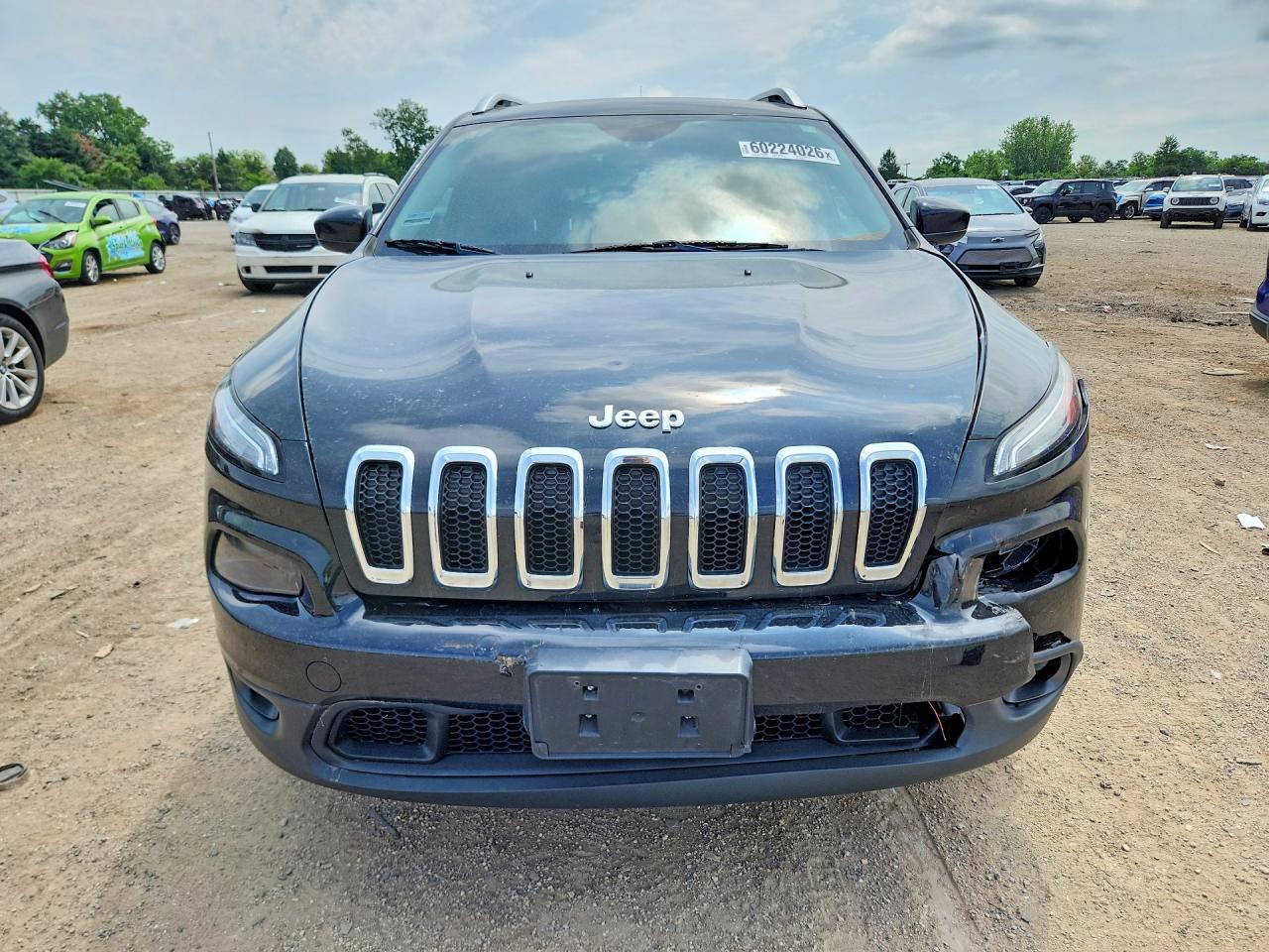 2015 Jeep Cherokee Latitude Black vin: 1C4PJMCB7FW522498