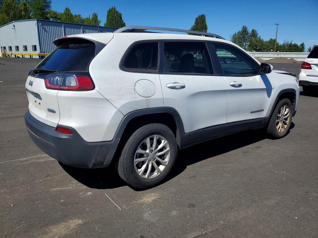 2021 Jeep Cherokee Latitude White vin: 1C4PJMCB7MD240130