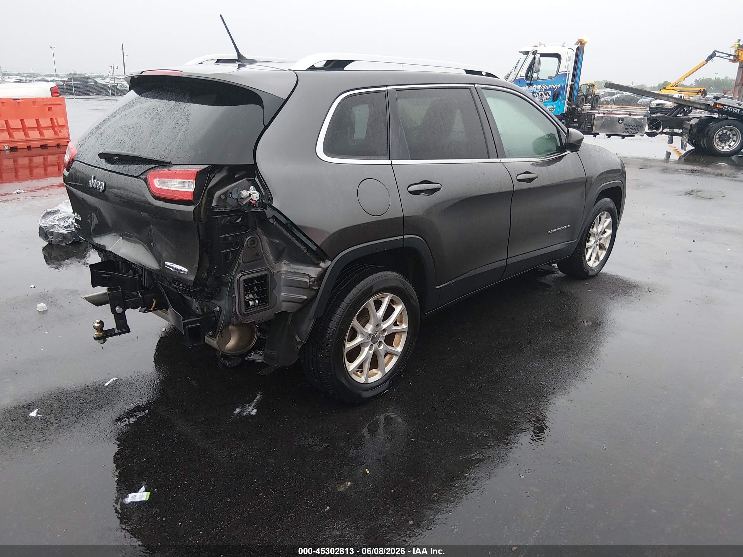 2014 Jeep Cherokee Latitude Gray vin: 1C4PJMCB8EW224542