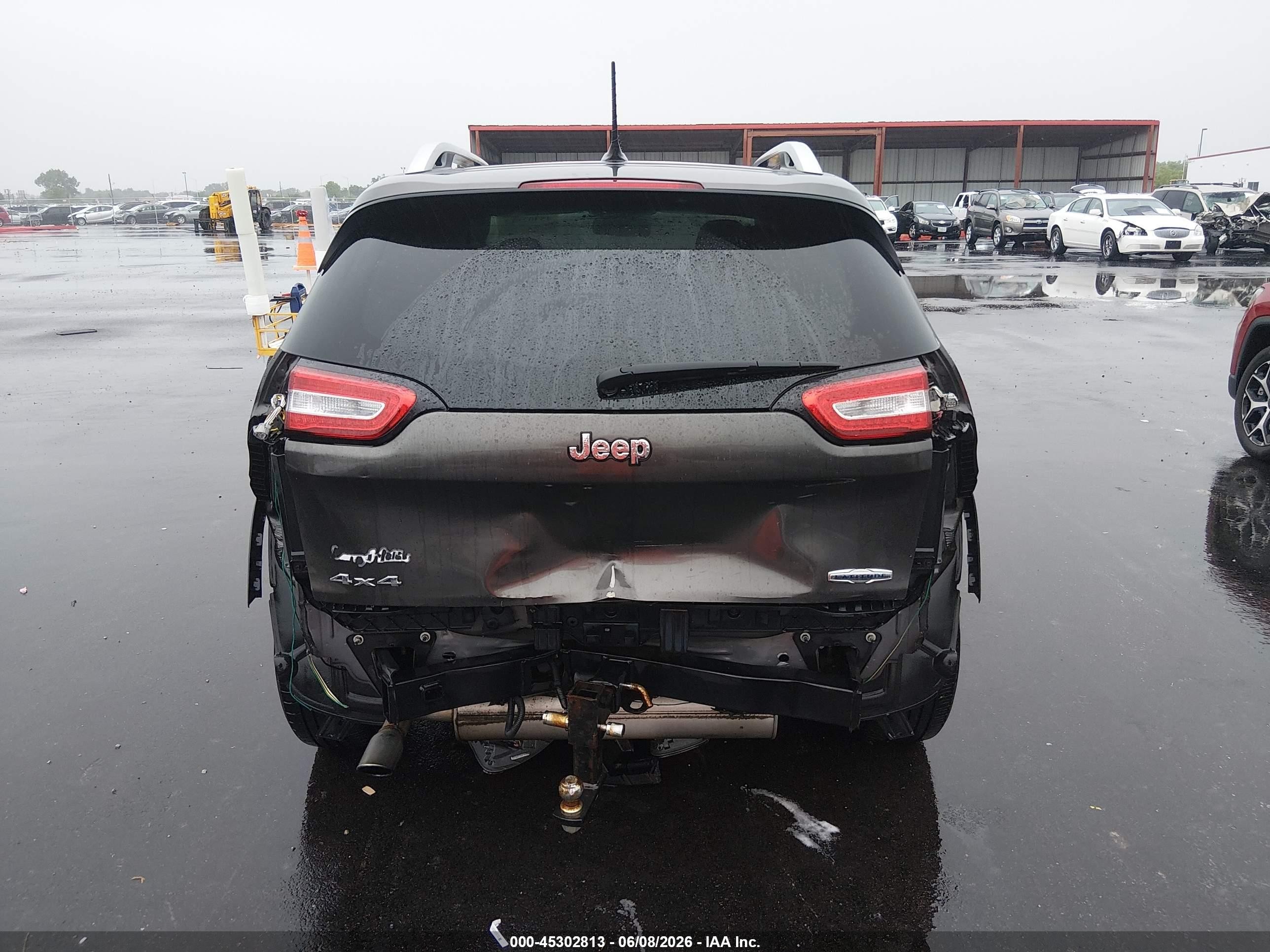 2014 Jeep Cherokee Latitude Gray vin: 1C4PJMCB8EW224542