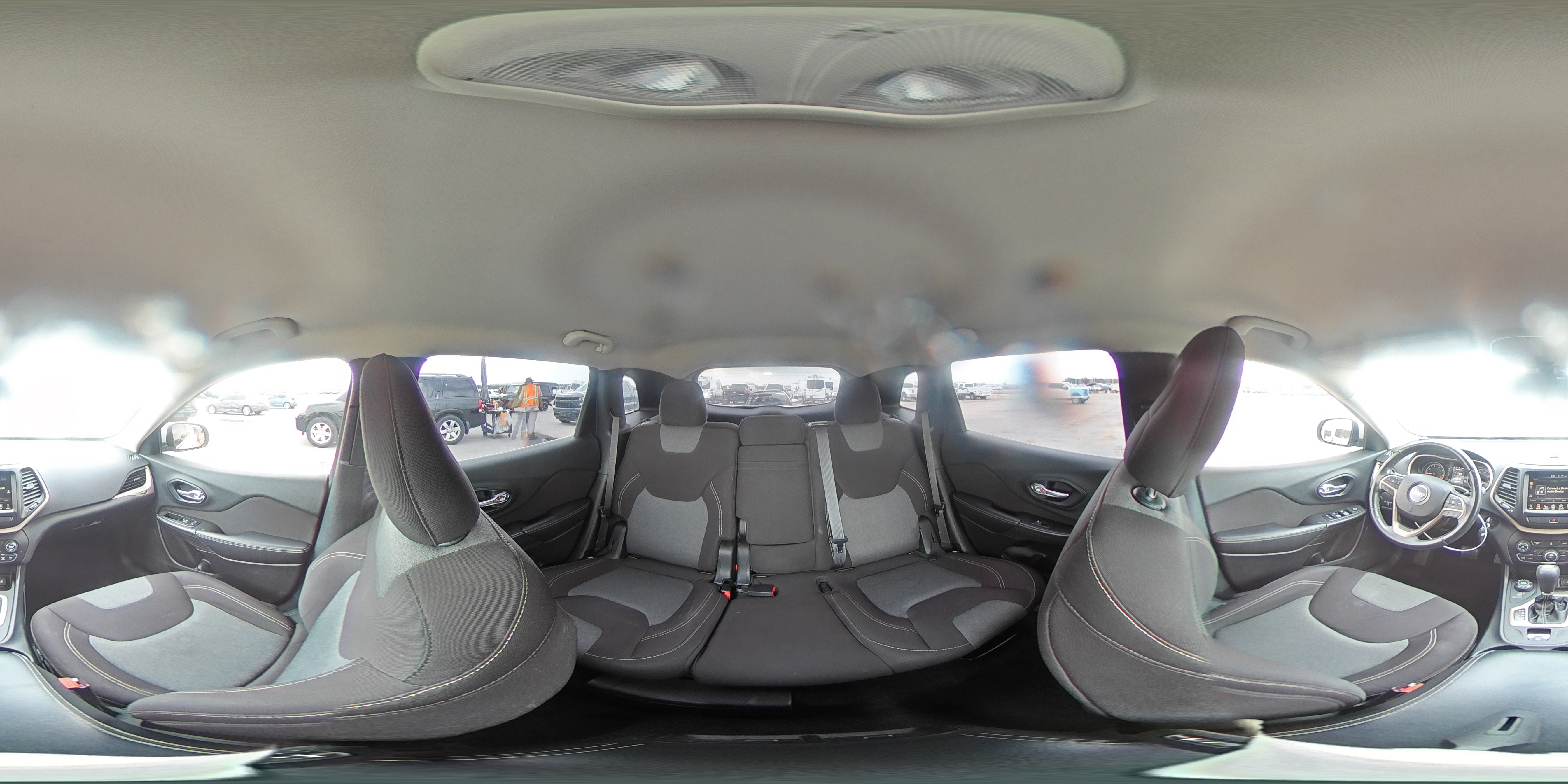 2014 Jeep Cherokee Latitude White vin: 1C4PJMCB8EW231622