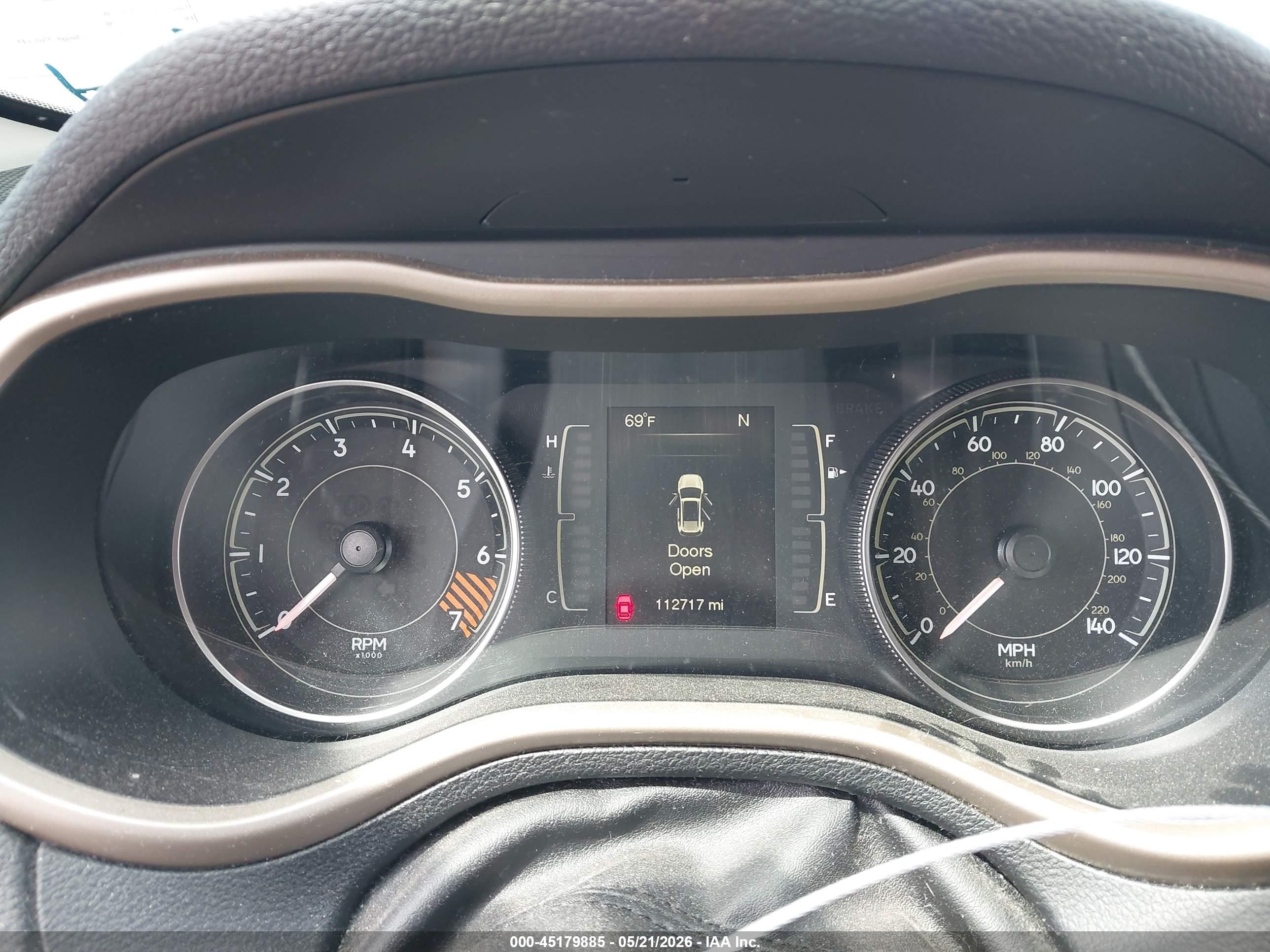 2014 Jeep Cherokee Latitude Gray vin: 1C4PJMCB8EW232544
