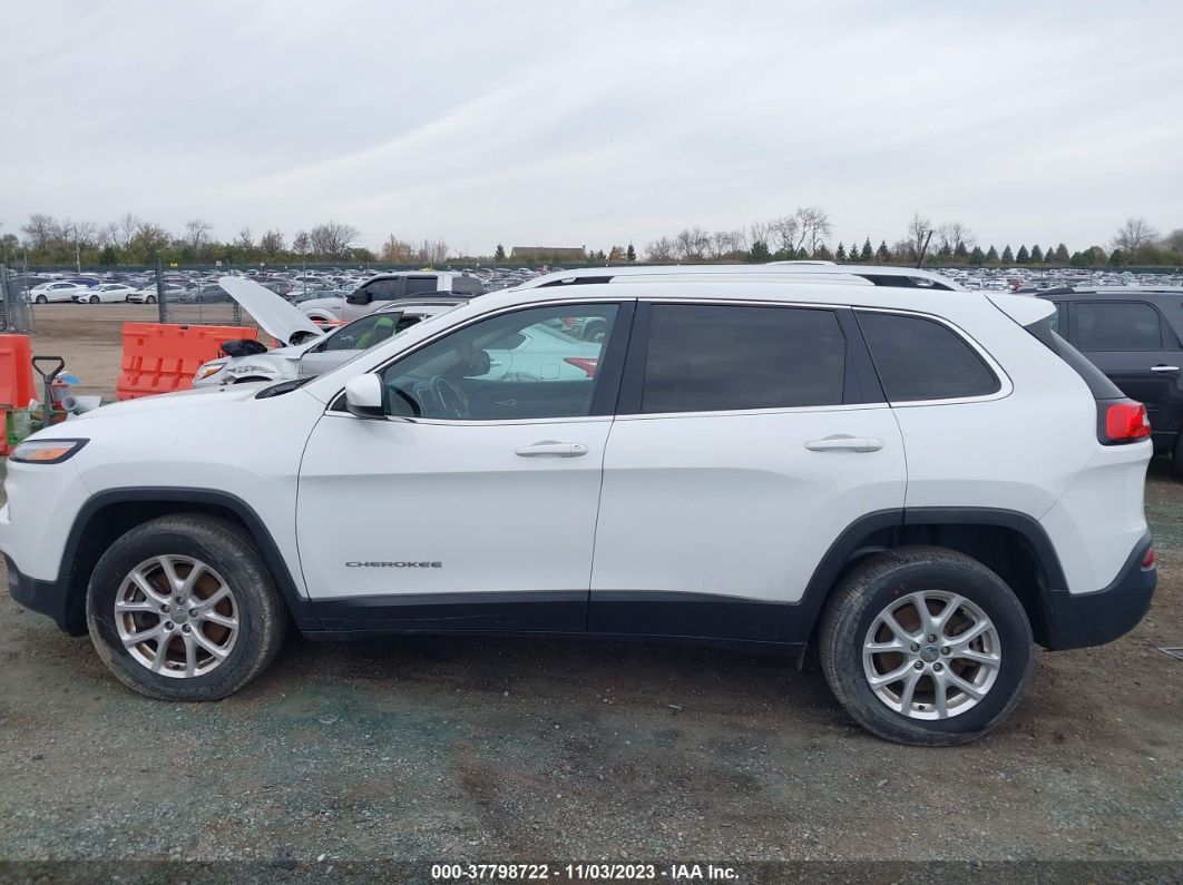 2017 Jeep Cherokee Latitude 4x4 White vin: 1C4PJMCB8HW576282
