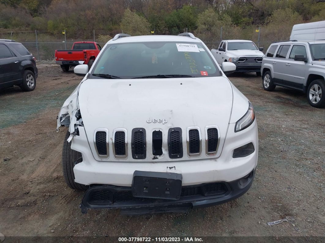 2017 Jeep Cherokee Latitude 4x4 White vin: 1C4PJMCB8HW576282