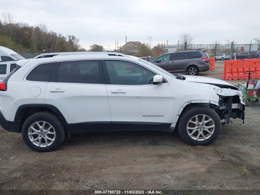2017 Jeep Cherokee Latitude 4x4 White vin: 1C4PJMCB8HW576282