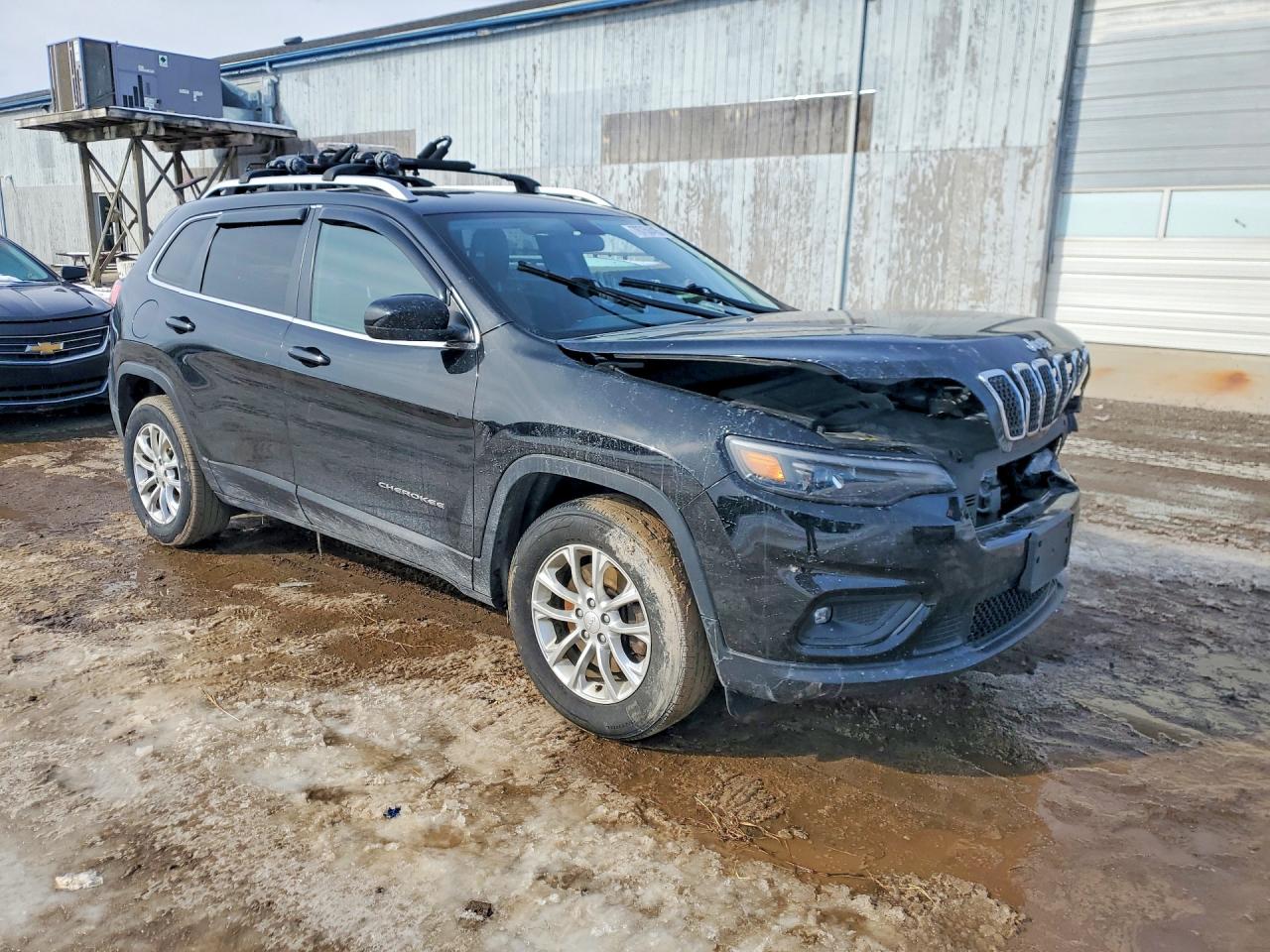 2019 Jeep Cherokee Latitude Black vin: 1C4PJMCB8KD279743