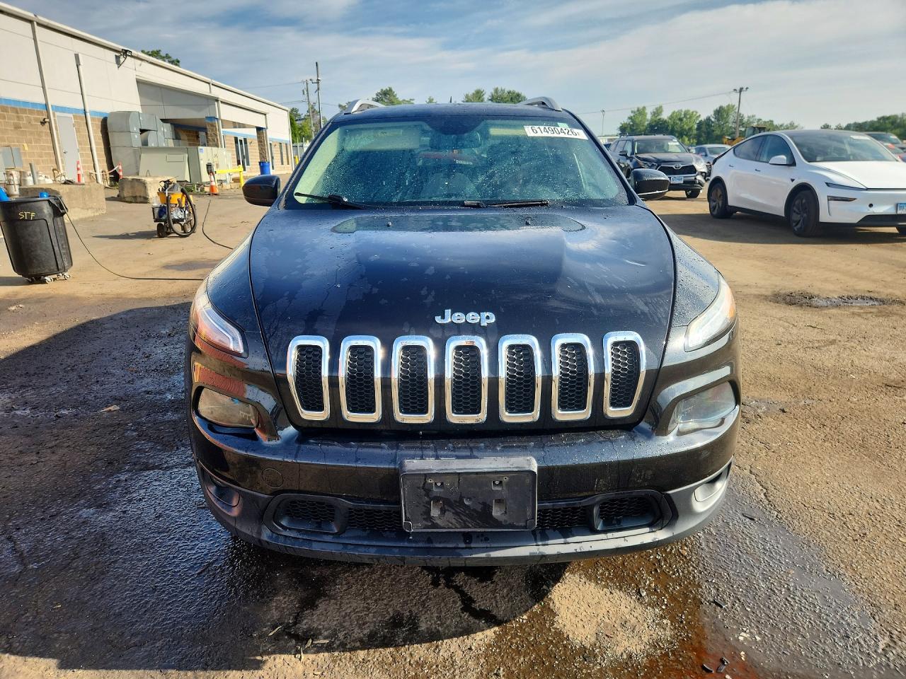 2014 Jeep Cherokee Latitude Black vin: 1C4PJMCB9EW167820