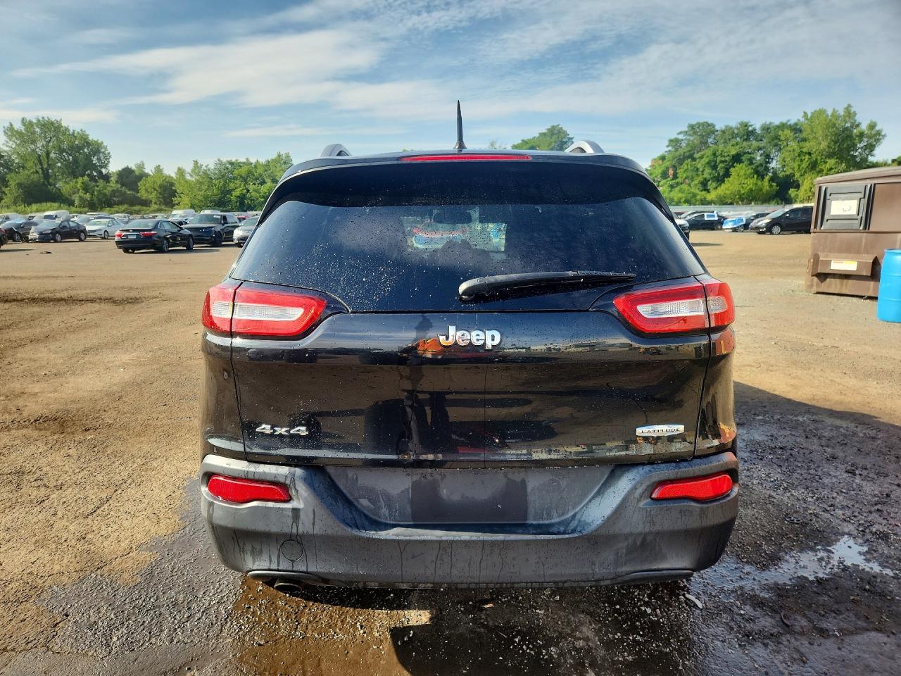 2014 Jeep Cherokee Latitude Black vin: 1C4PJMCB9EW167820