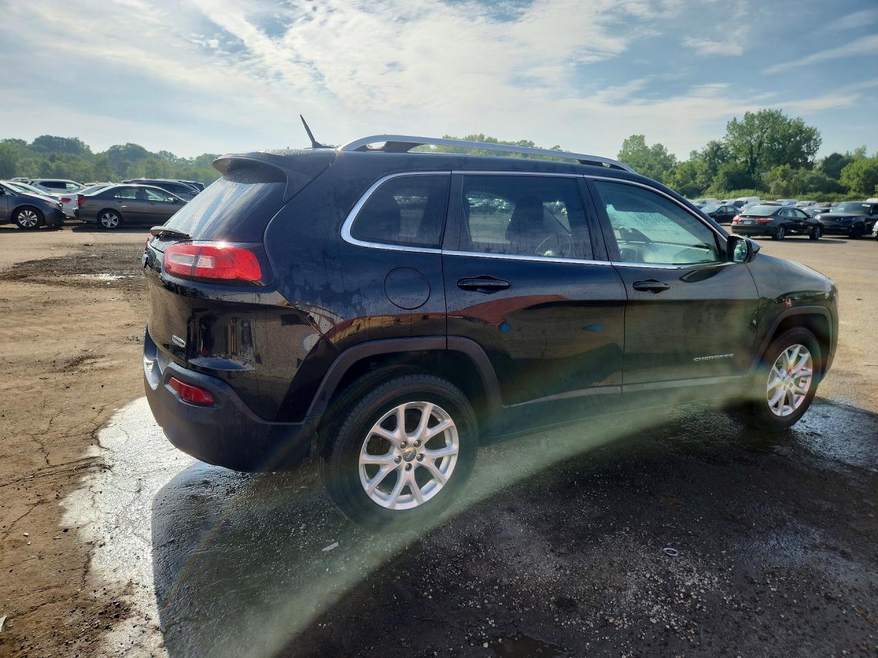 2014 Jeep Cherokee Latitude Black vin: 1C4PJMCB9EW167820