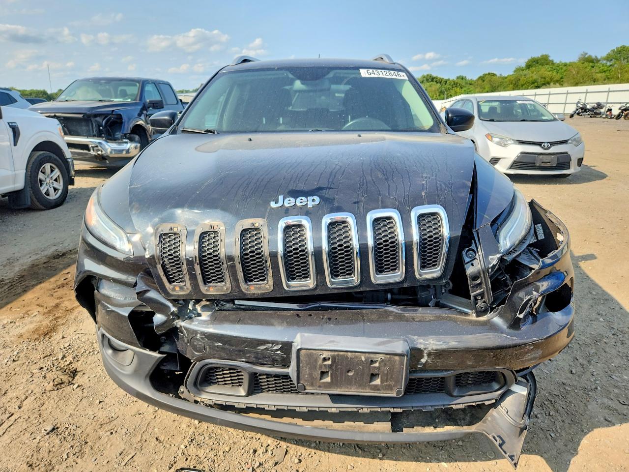 2014 Jeep Cherokee Latitude Black vin: 1C4PJMCB9EW171849