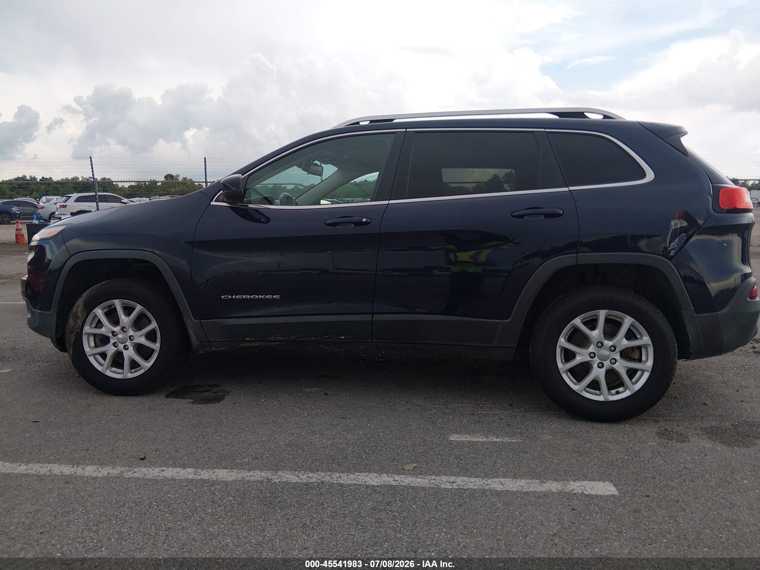 2014 Jeep Cherokee Latitude Blue vin: 1C4PJMCB9EW181619