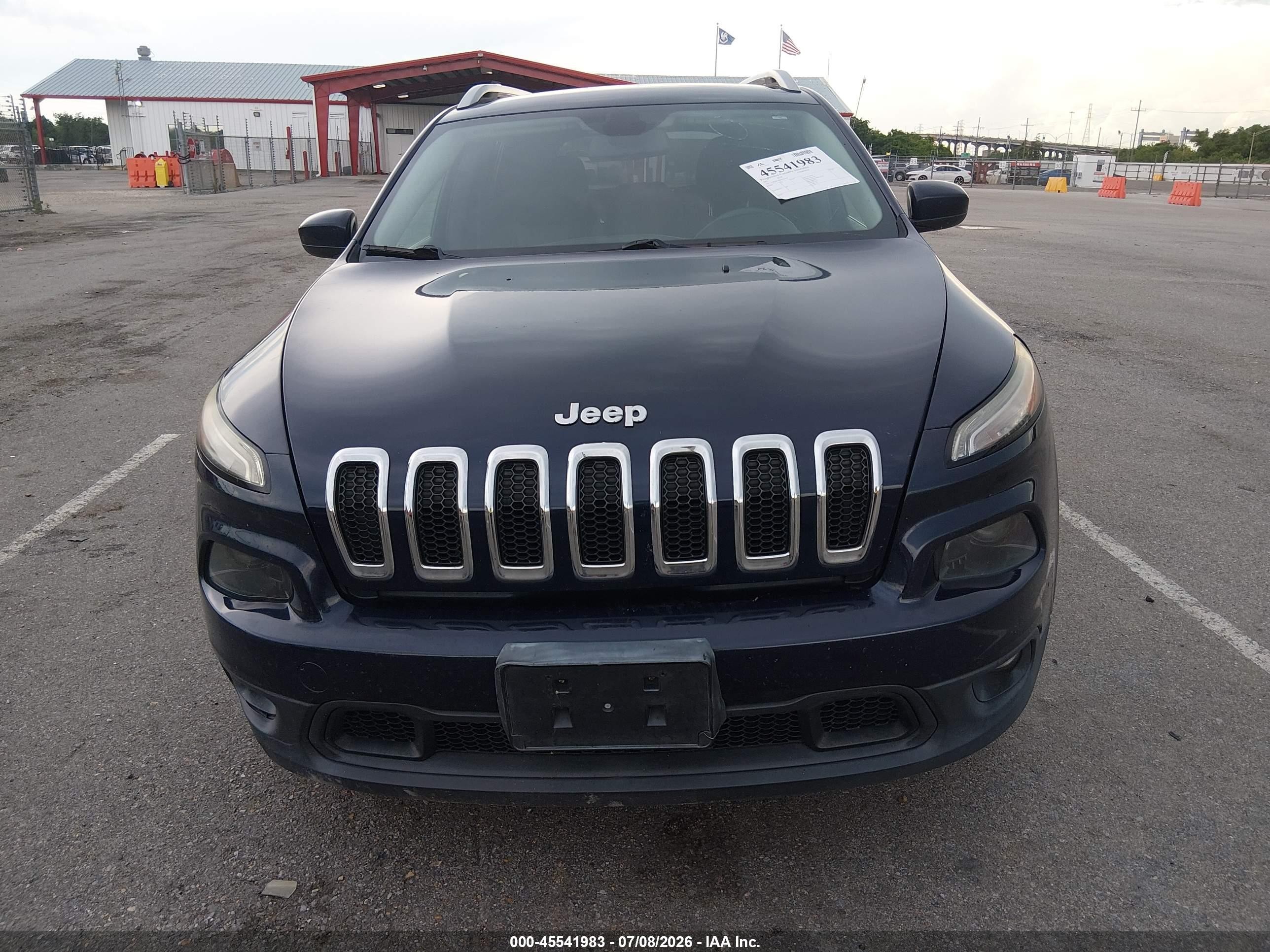 2014 Jeep Cherokee Latitude Blue vin: 1C4PJMCB9EW181619