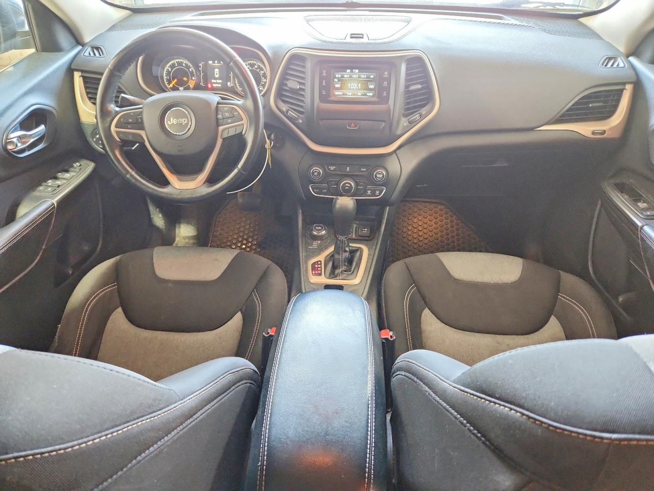 2014 Jeep Cherokee Latitude Gray vin: 1C4PJMCB9EW247523