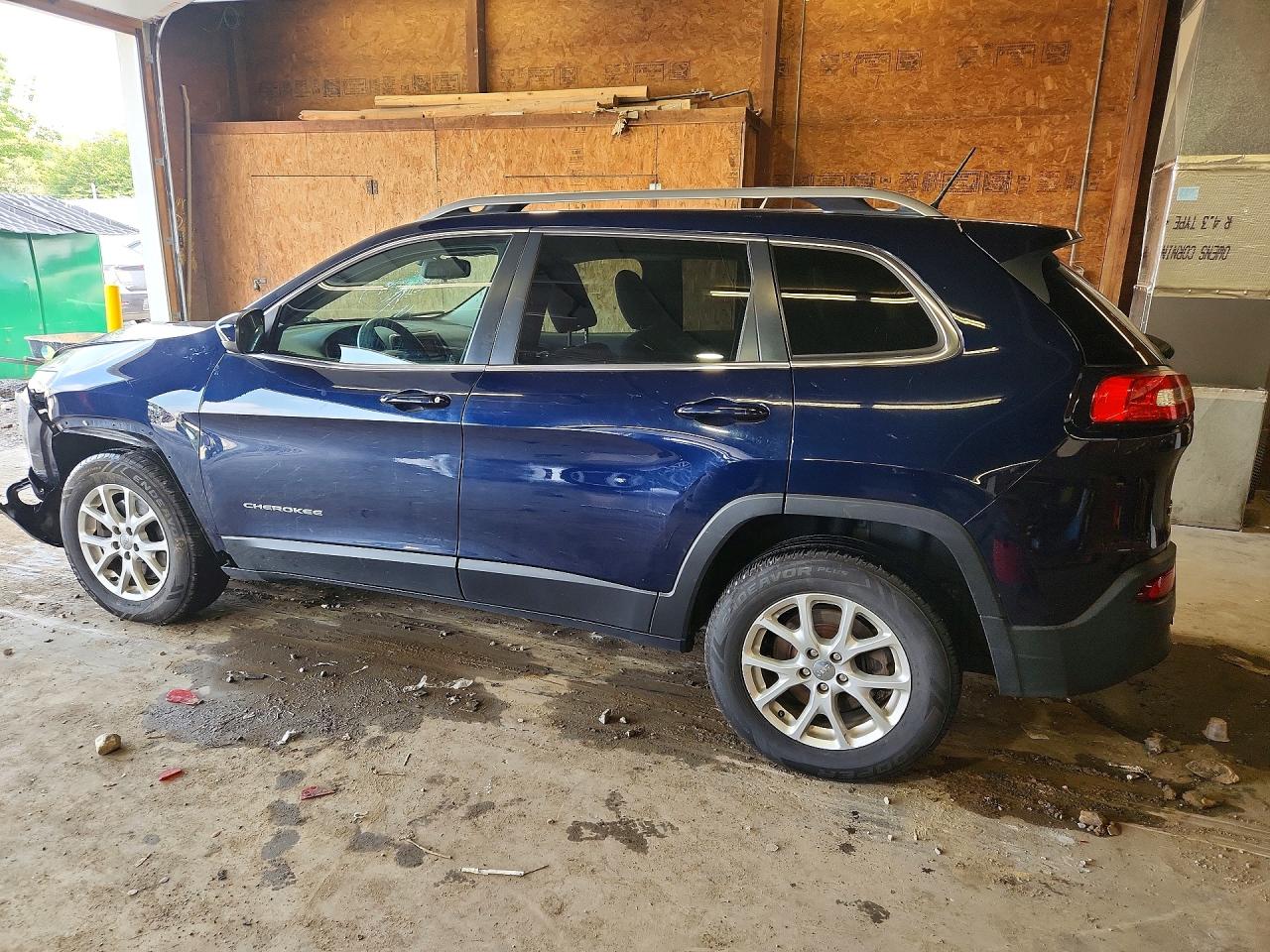 2014 Jeep Cherokee Latitude Blue vin: 1C4PJMCB9EW286578