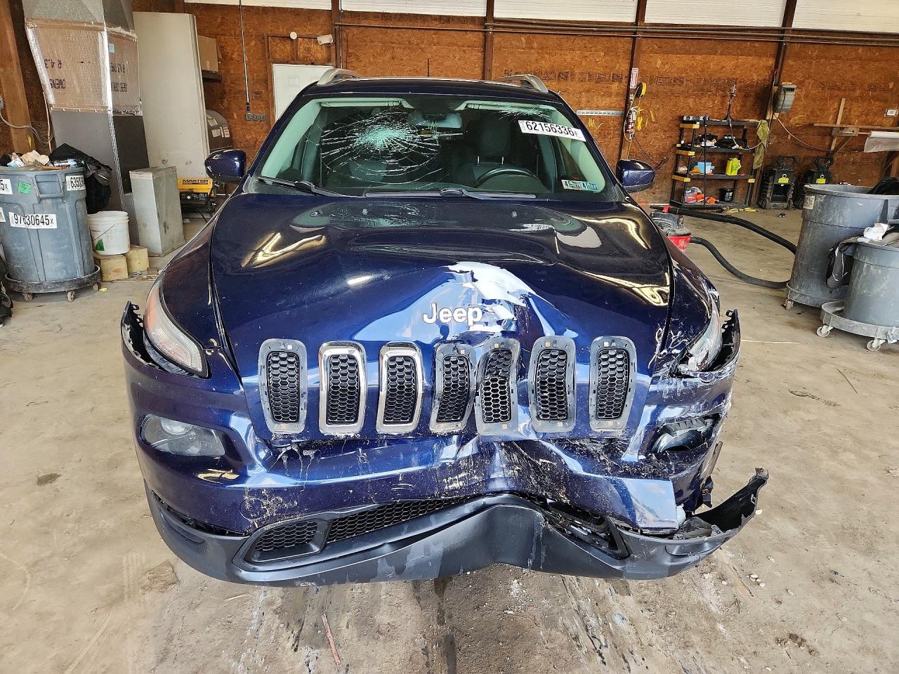 2014 Jeep Cherokee Latitude Blue vin: 1C4PJMCB9EW286578