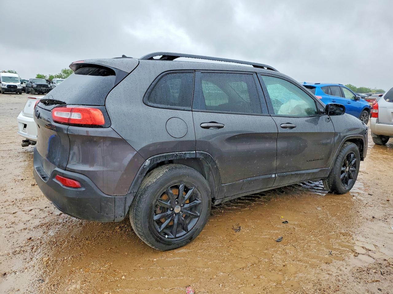 2014 Jeep Cherokee Latitude Серый vin: 1C4PJMCB9EW290954