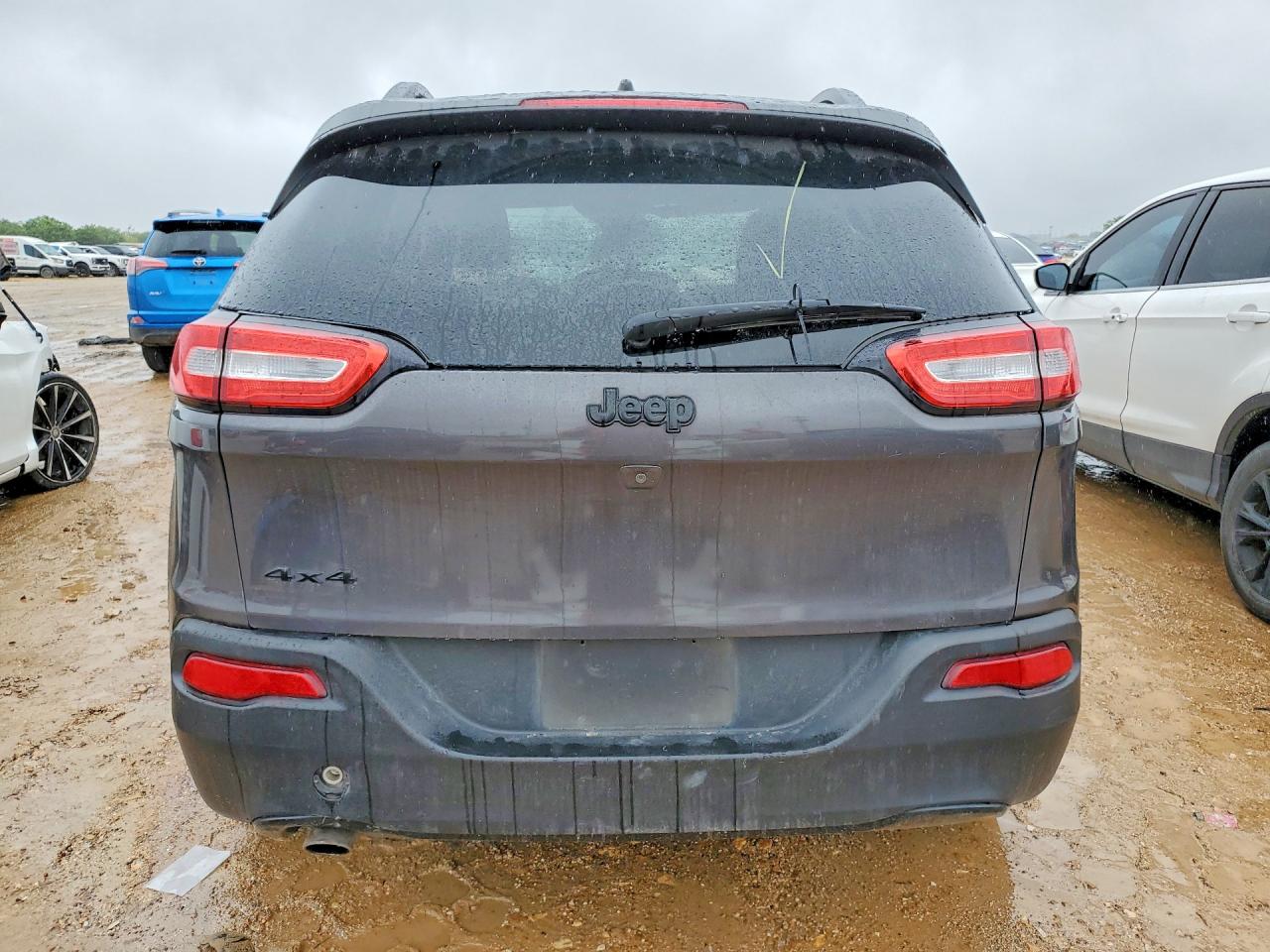 2014 Jeep Cherokee Latitude Серый vin: 1C4PJMCB9EW290954