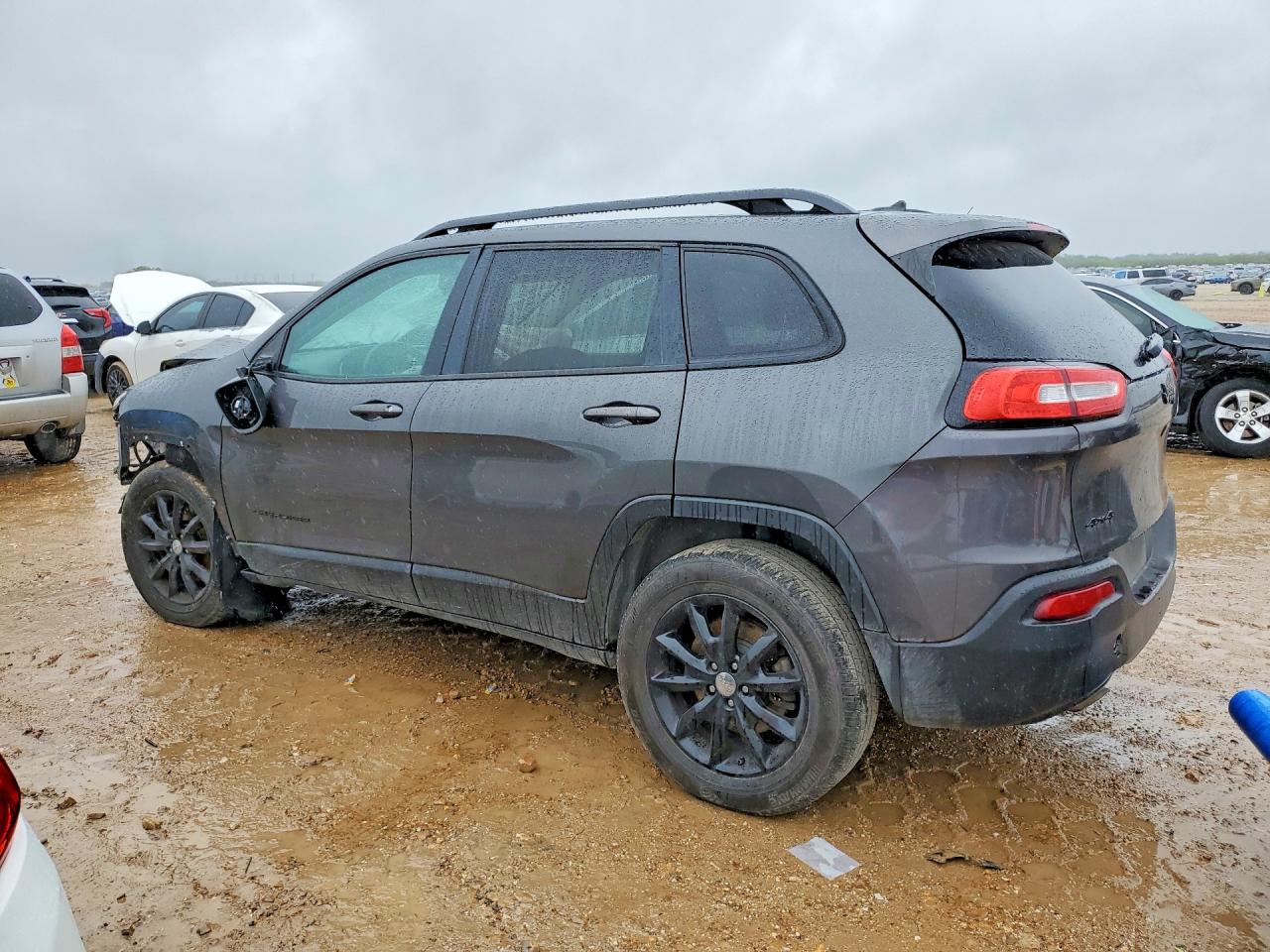 2014 Jeep Cherokee Latitude Серый vin: 1C4PJMCB9EW290954