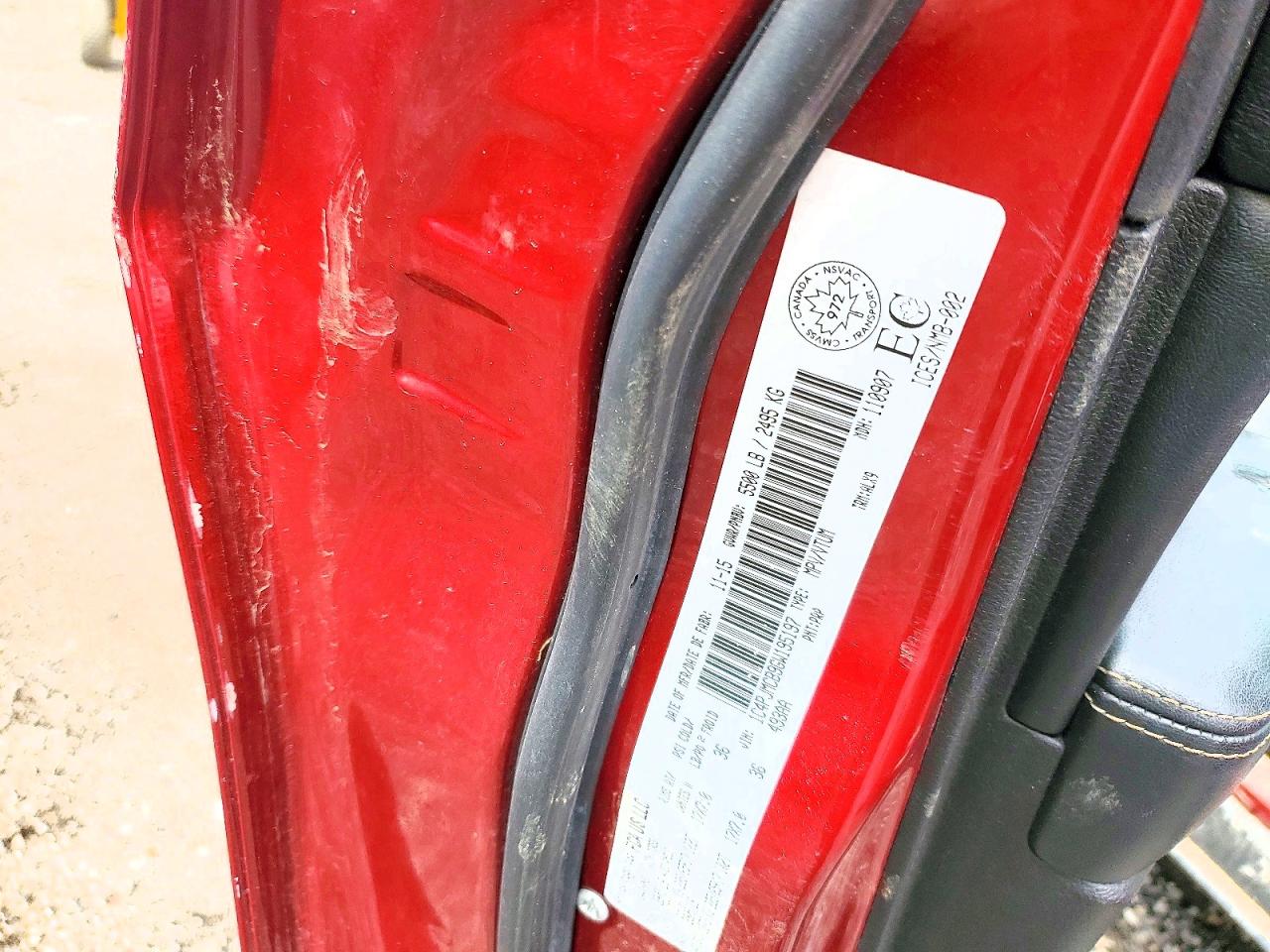 2016 Jeep Cherokee Latitude Red vin: 1C4PJMCB9GW195197
