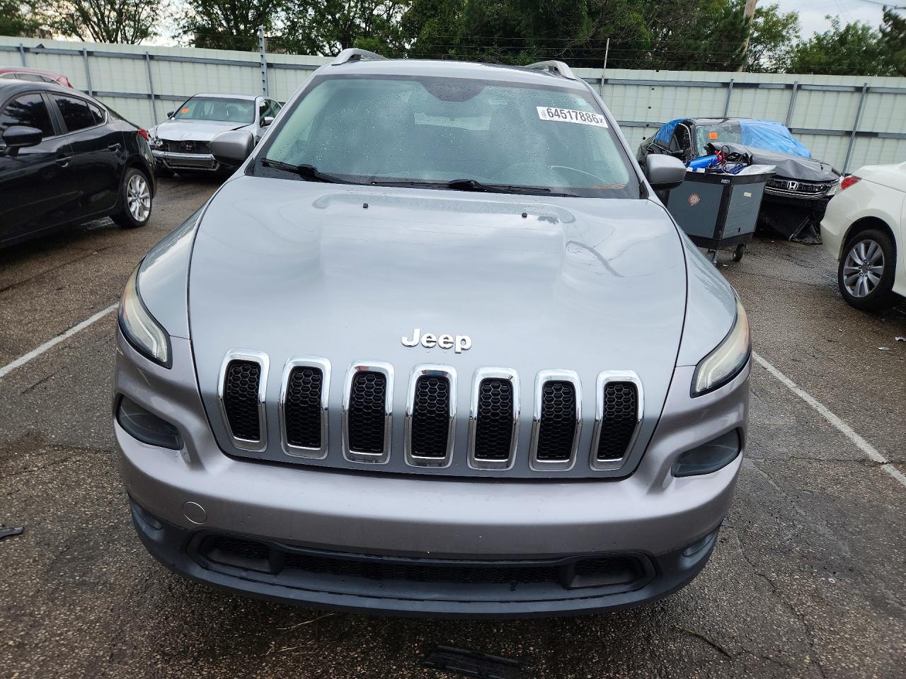 2014 Jeep Cherokee Latitude Gray vin: 1C4PJMCBXEW220038
