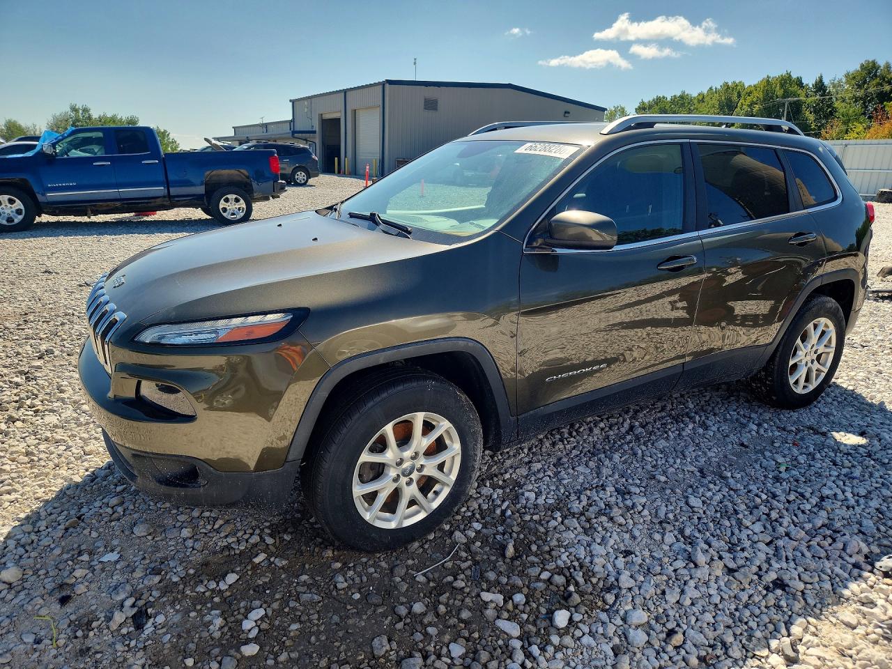 2015 Jeep Cherokee Latitude Brown vin: 1C4PJMCBXFW515691
