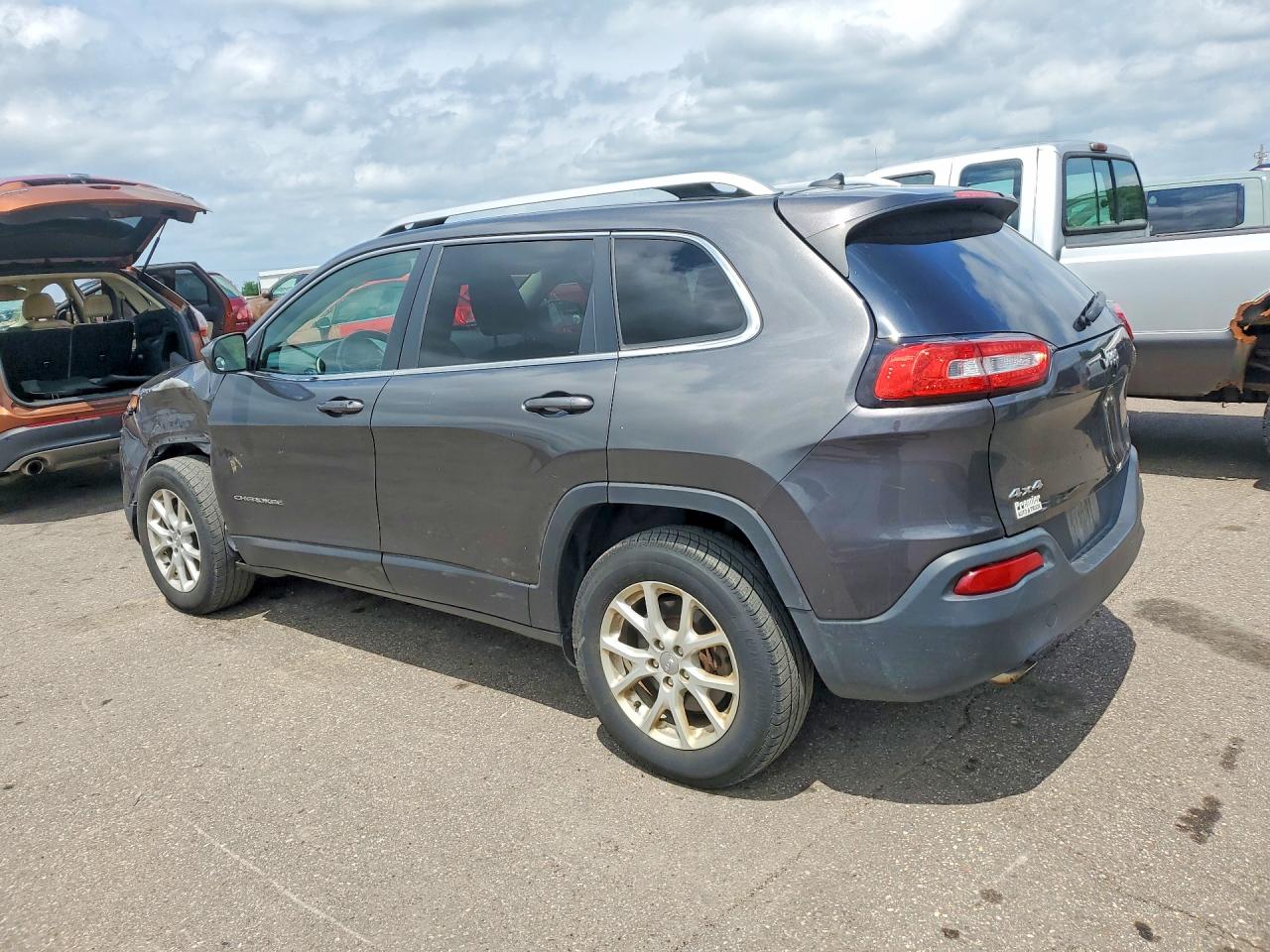 2015 Jeep Cherokee Latitude Угольный vin: 1C4PJMCBXFW702283