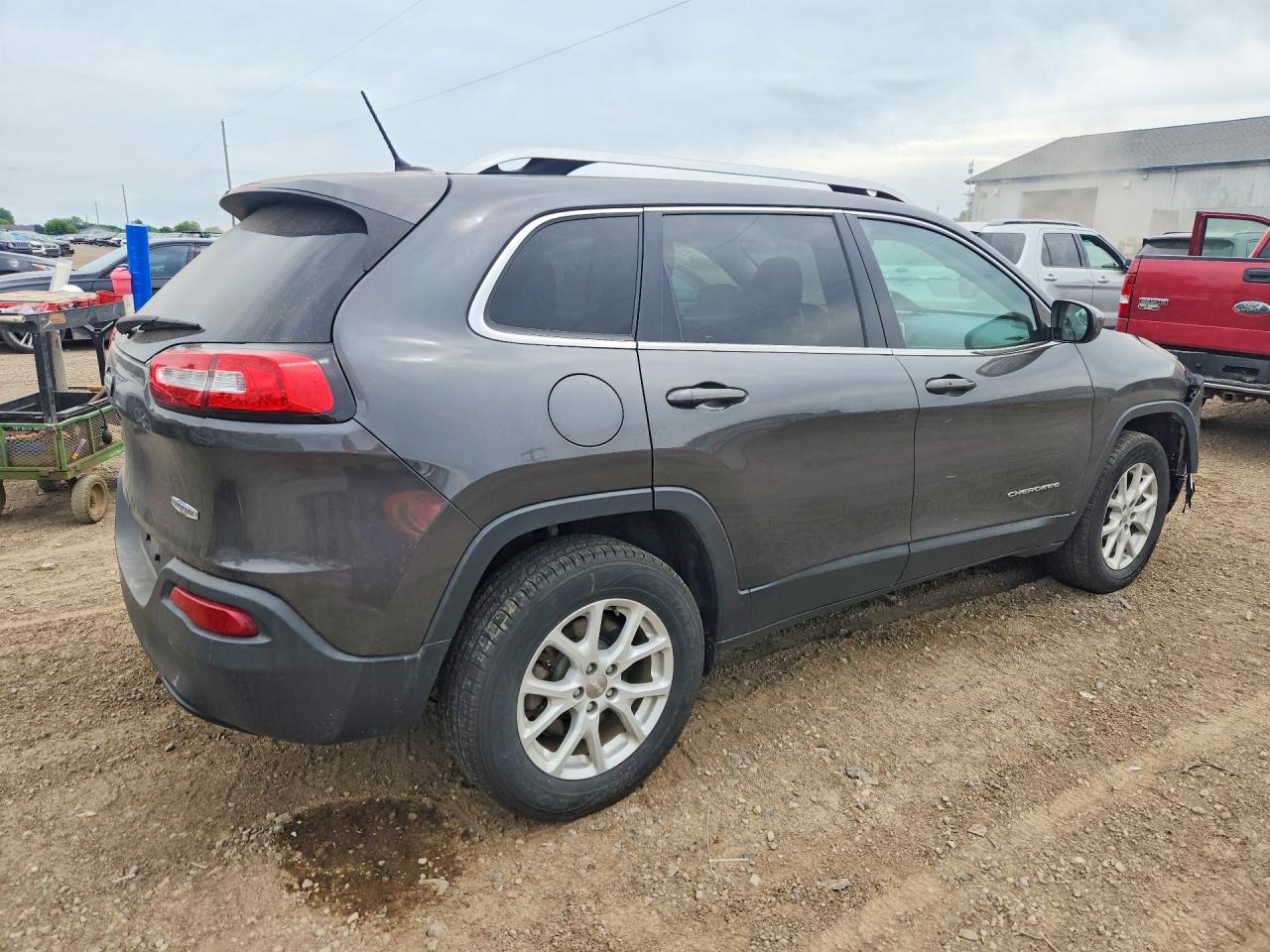 2015 Jeep Cherokee Latitude Charcoal vin: 1C4PJMCBXFW768669