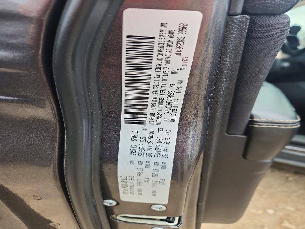 2015 Jeep Cherokee Latitude Charcoal vin: 1C4PJMCBXFW768669
