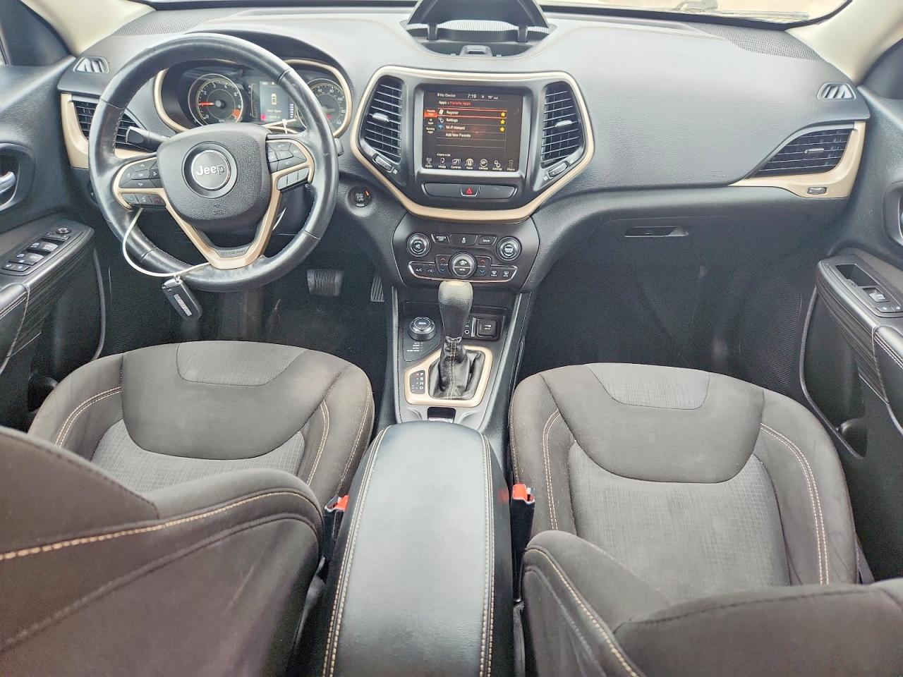 2015 Jeep Cherokee Latitude Charcoal vin: 1C4PJMCBXFW768669