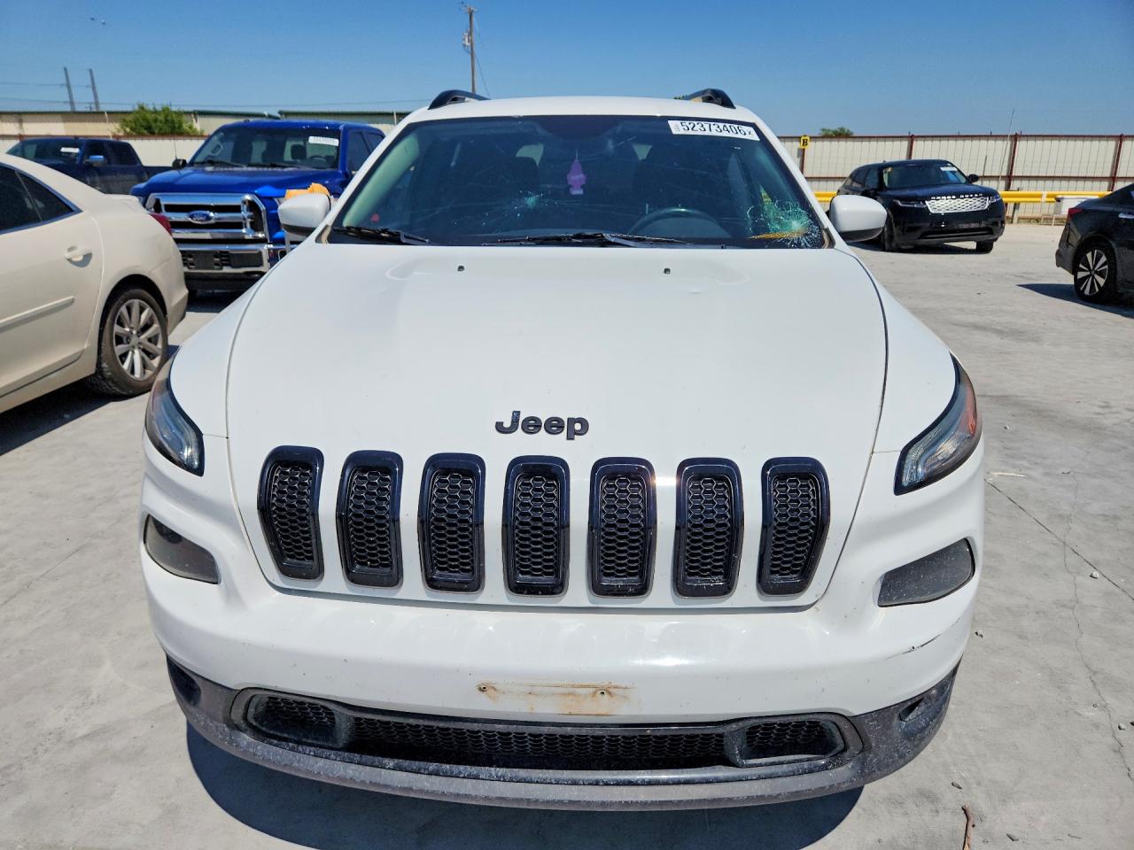 2015 Jeep Cherokee White vin: 1C4PJMCBXFW774391