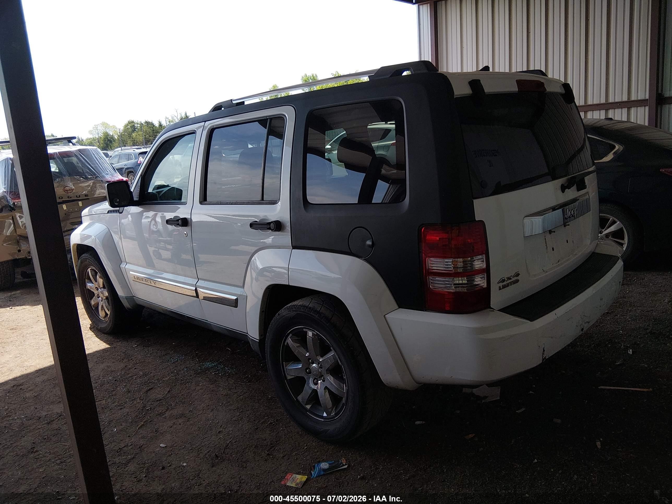 2012 Jeep Liberty Limited Edition Белый vin: 1C4PJMCK1CW106572