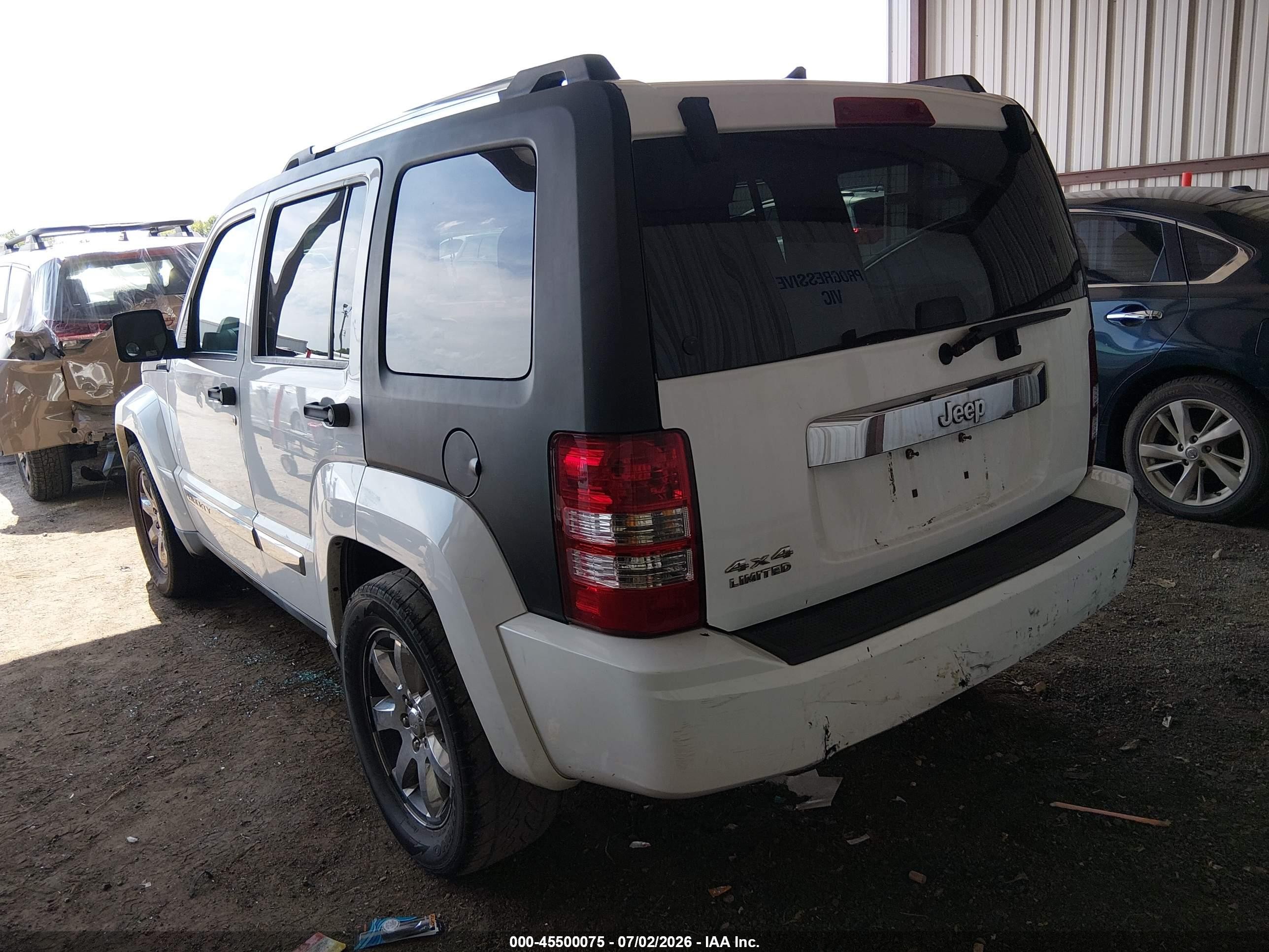 2012 Jeep Liberty Limited Edition Белый vin: 1C4PJMCK1CW106572