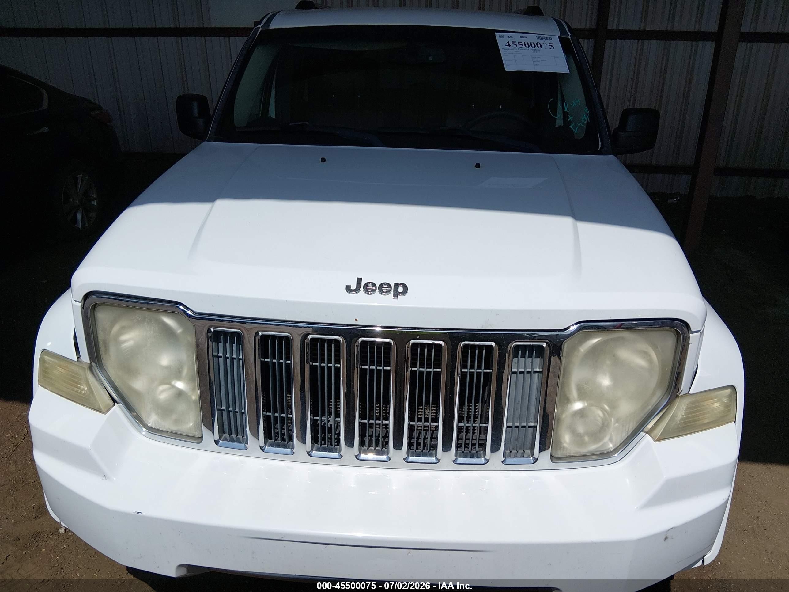 2012 Jeep Liberty Limited Edition Белый vin: 1C4PJMCK1CW106572