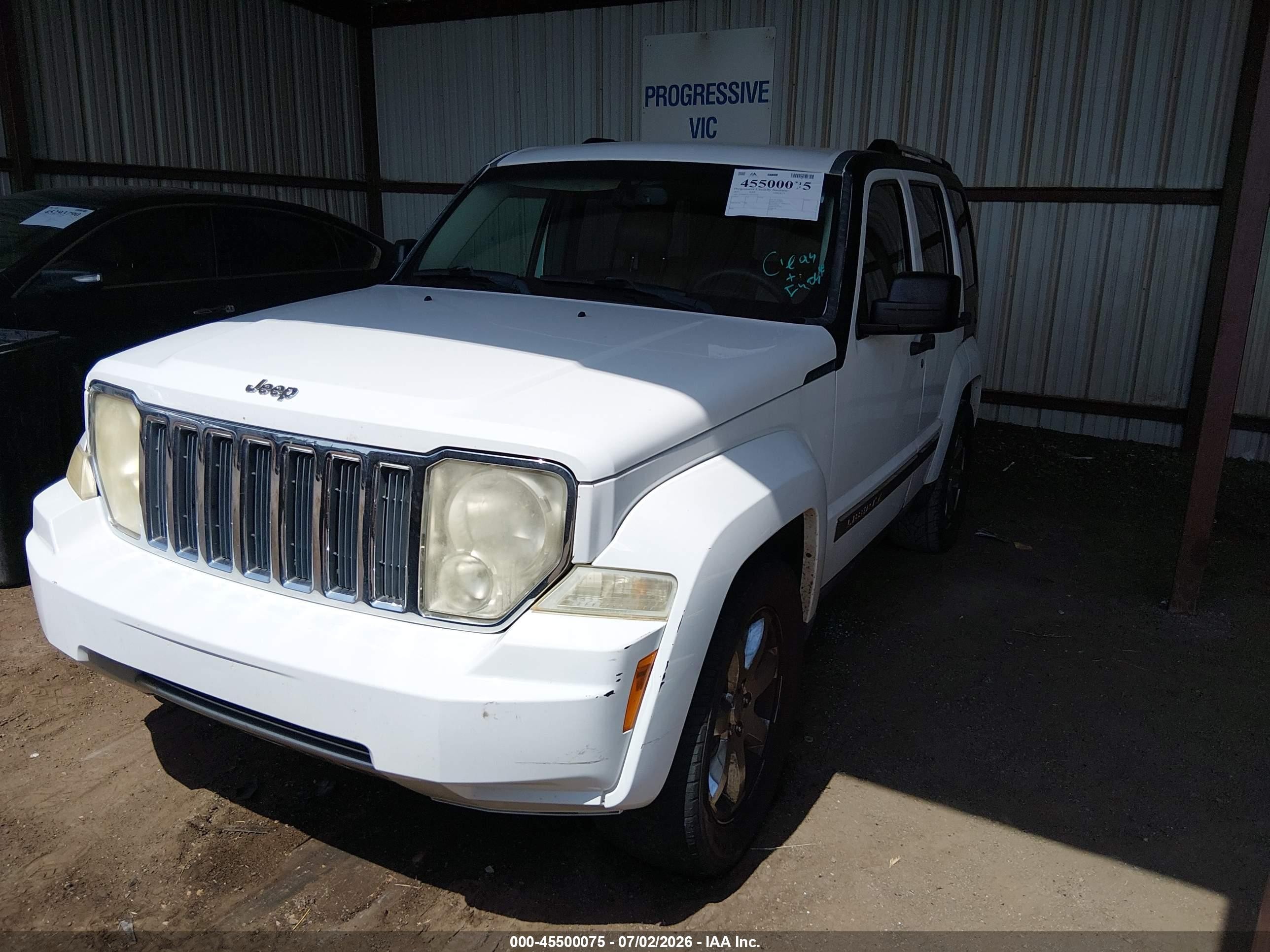 2012 Jeep Liberty Limited Edition Белый vin: 1C4PJMCK1CW106572