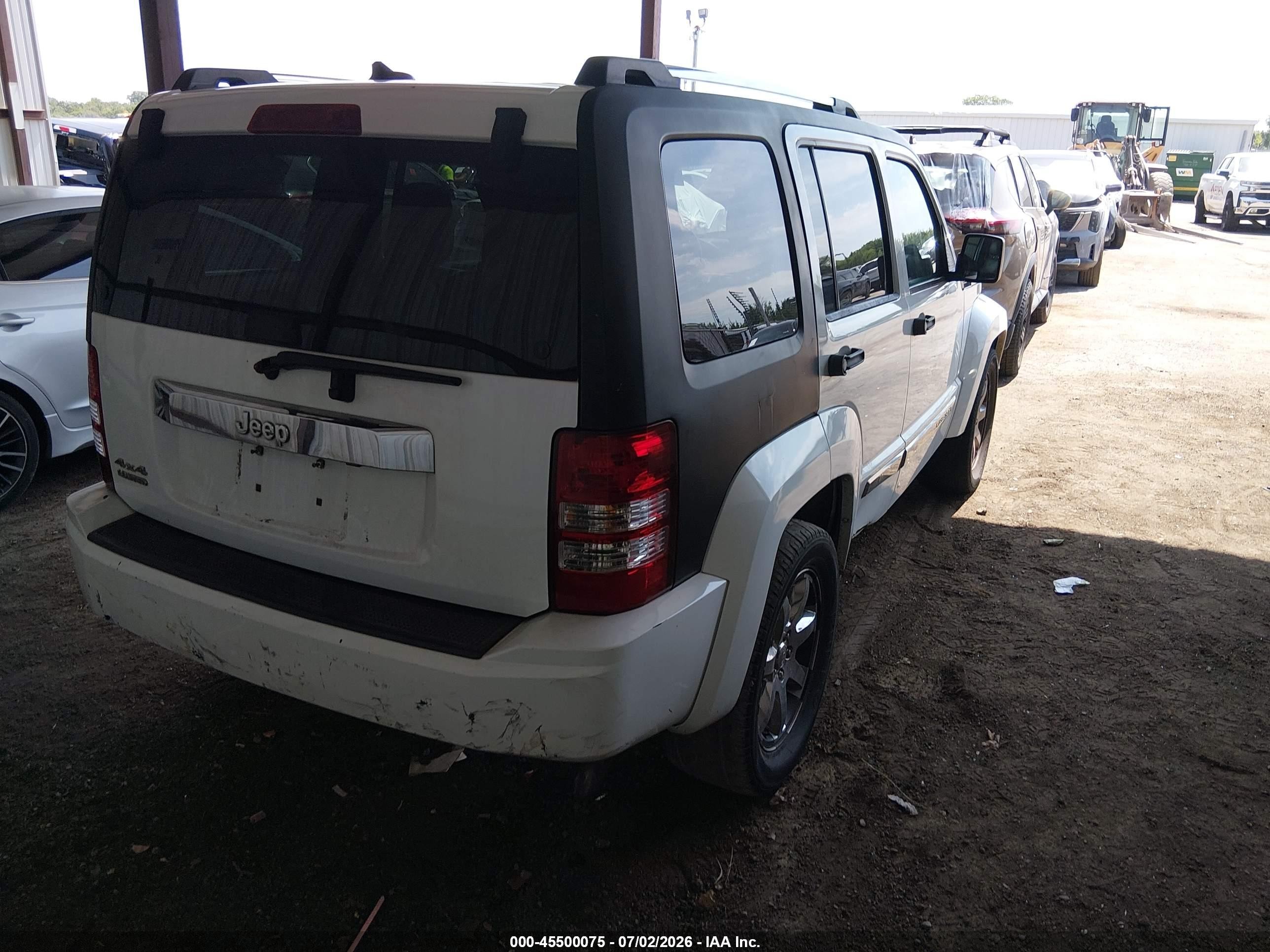 2012 Jeep Liberty Limited Edition Белый vin: 1C4PJMCK1CW106572