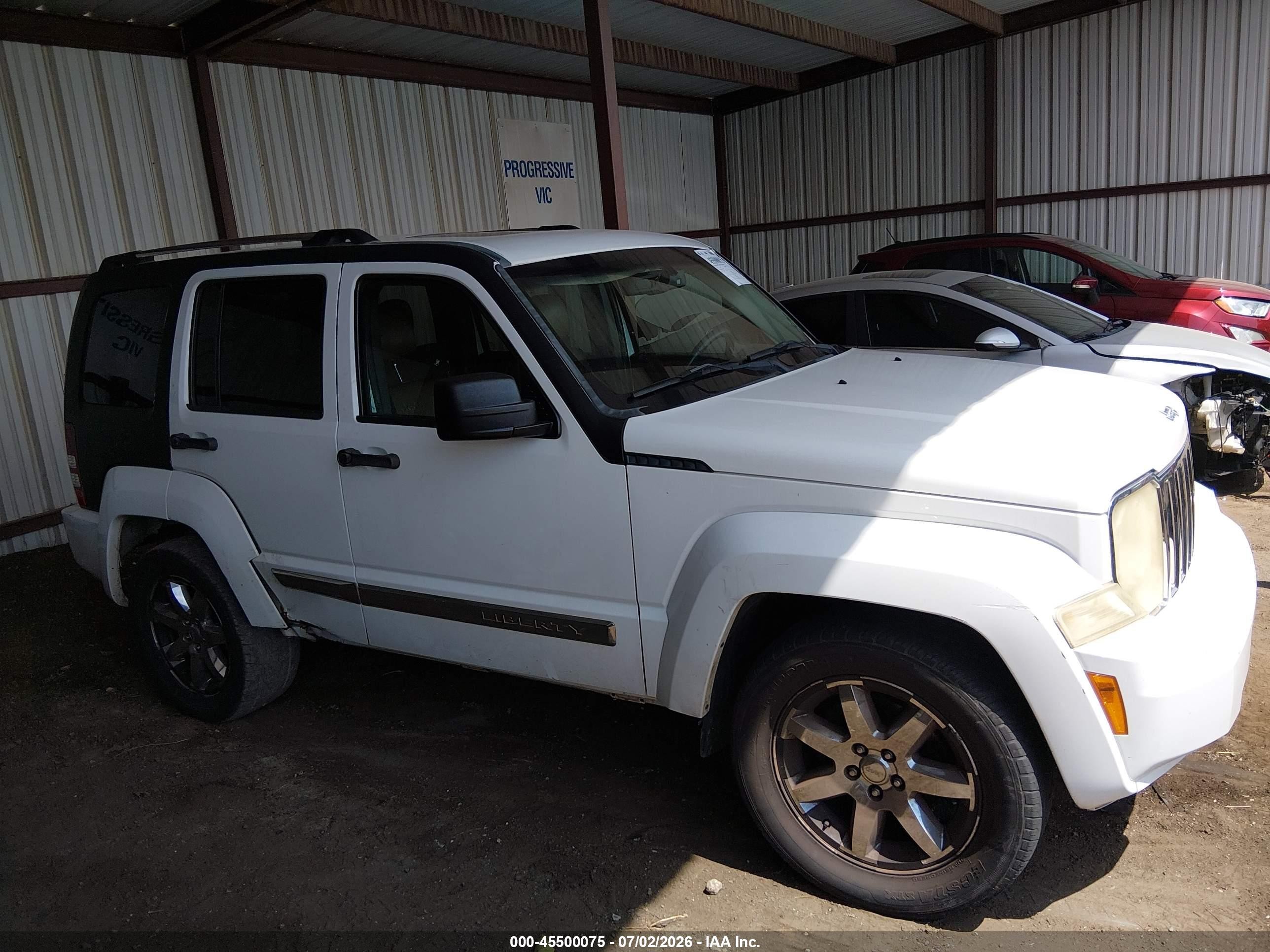 2012 Jeep Liberty Limited Edition Белый vin: 1C4PJMCK1CW106572