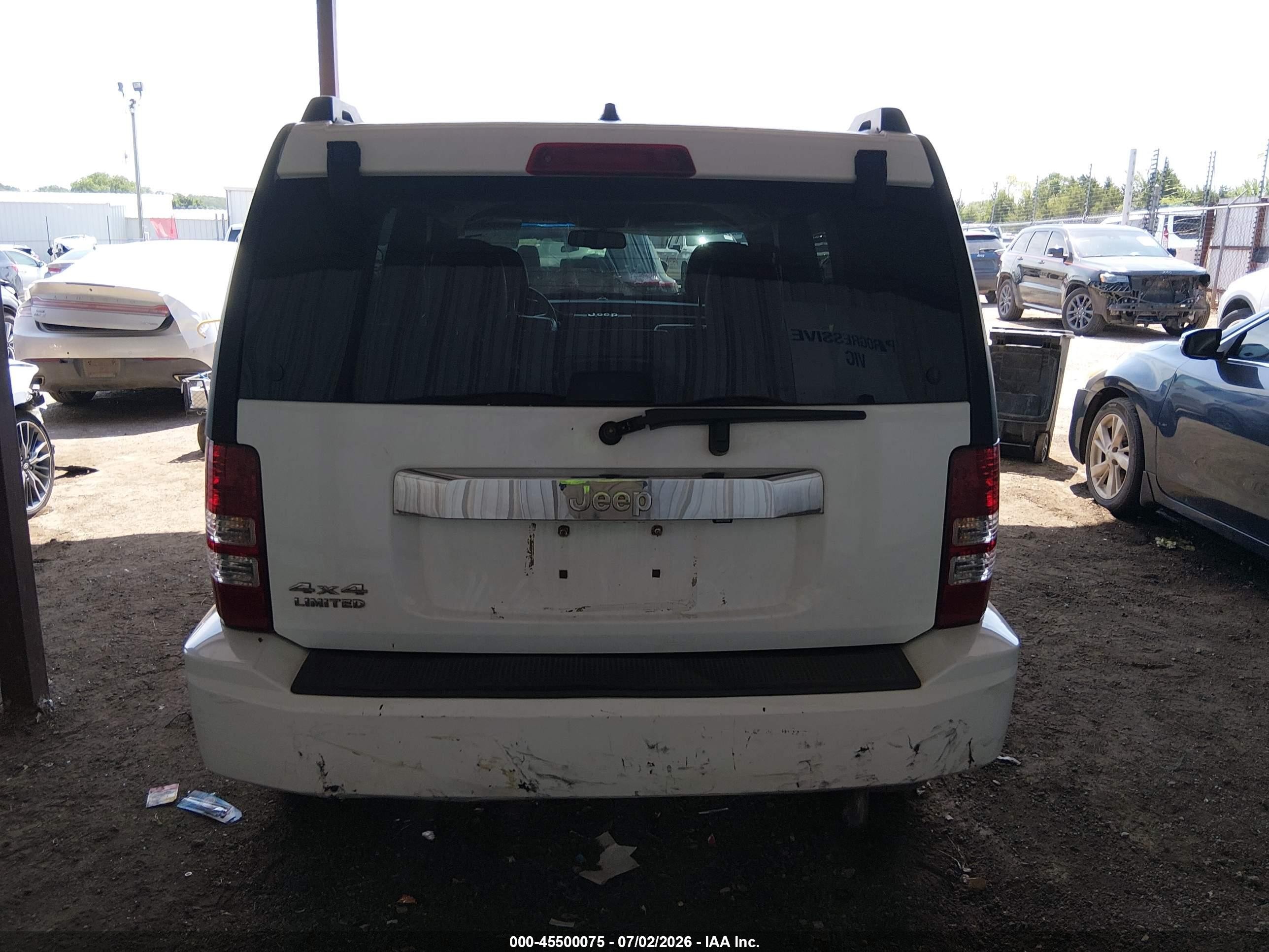 2012 Jeep Liberty Limited Edition Белый vin: 1C4PJMCK1CW106572