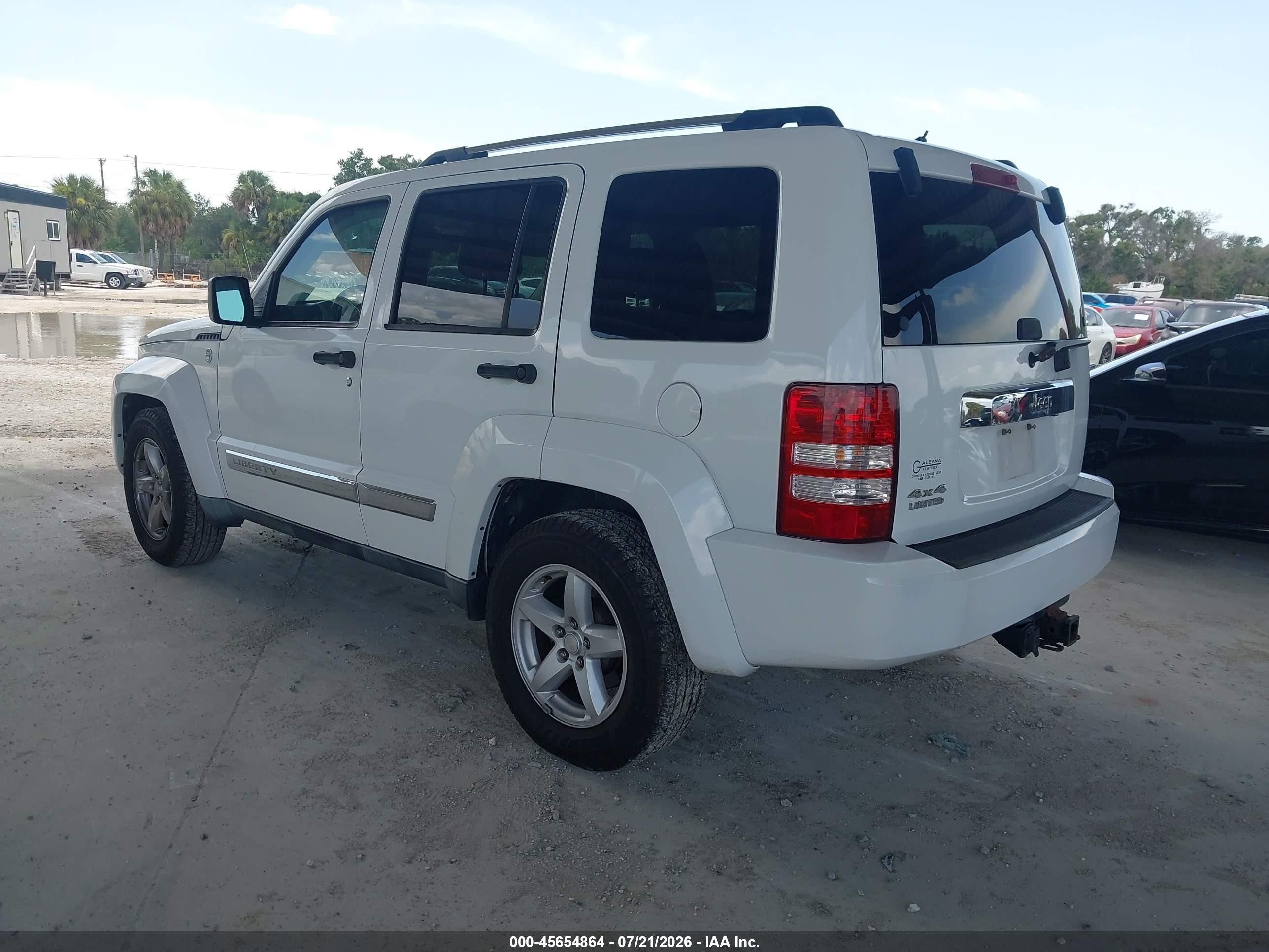 2012 Jeep Liberty Limited Edition White vin: 1C4PJMCK6CW106874