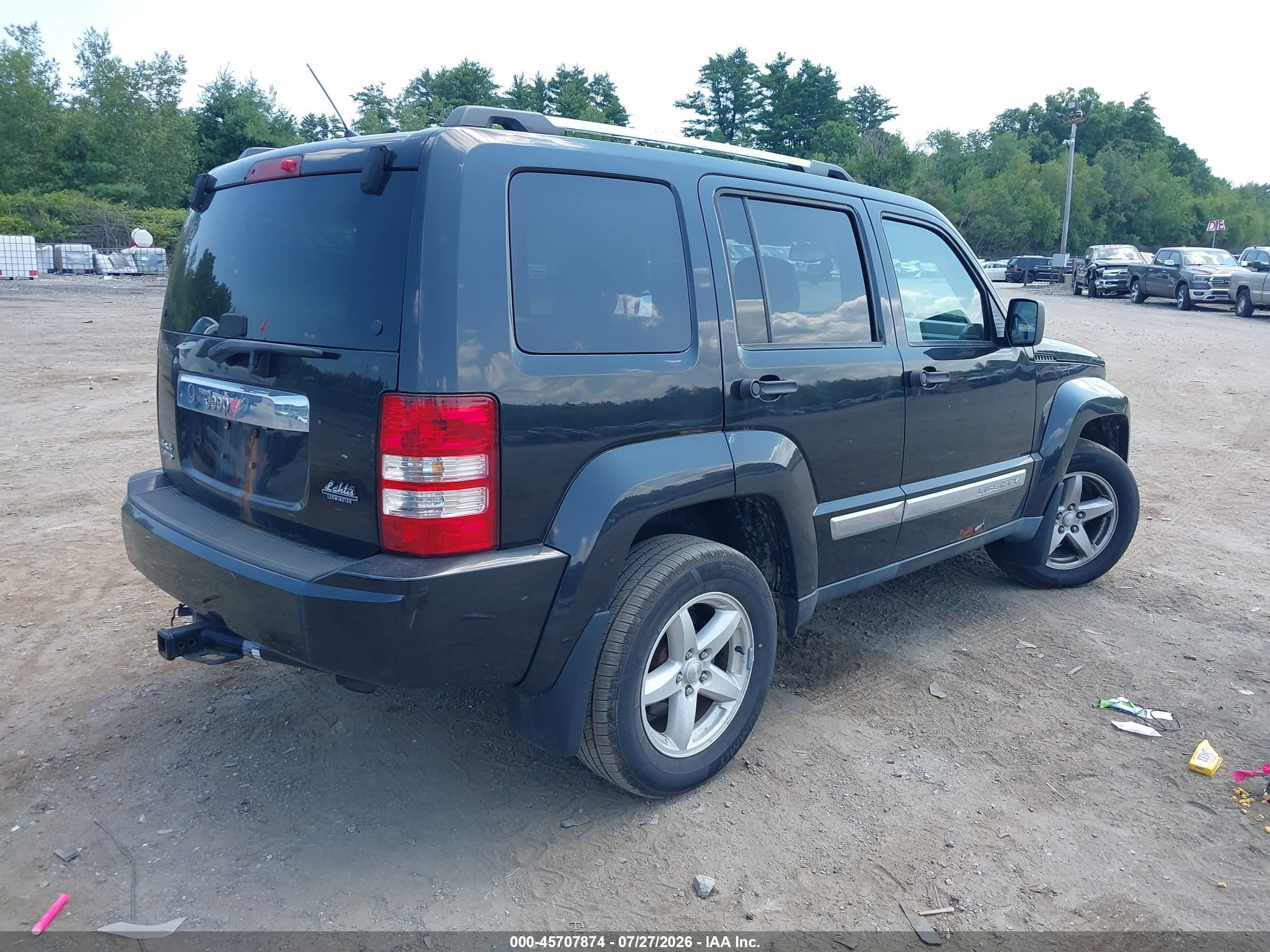 2012 Jeep Liberty Limited Edition Черный vin: 1C4PJMCK7CW111310