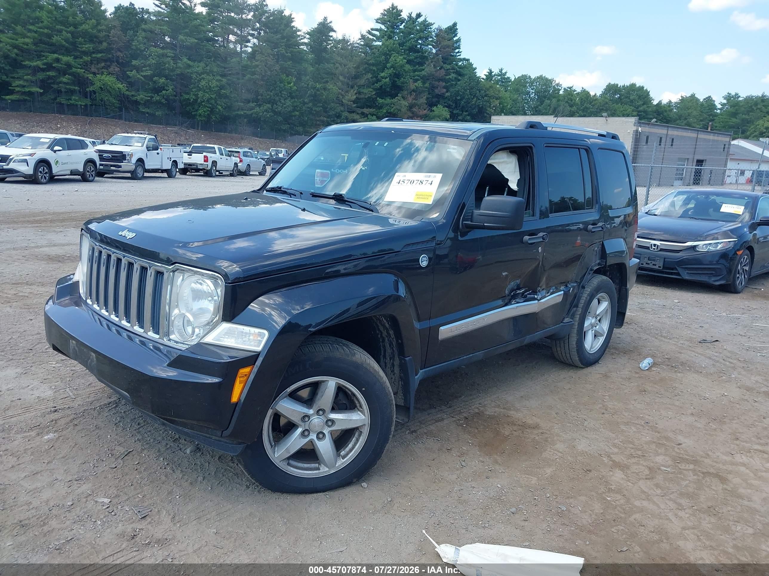 2012 Jeep Liberty Limited Edition Черный vin: 1C4PJMCK7CW111310