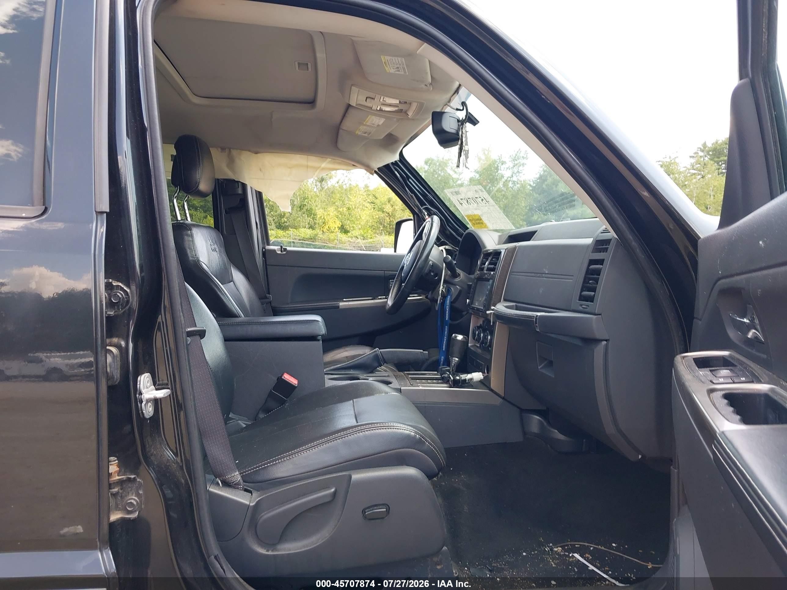 2012 Jeep Liberty Limited Edition Черный vin: 1C4PJMCK7CW111310