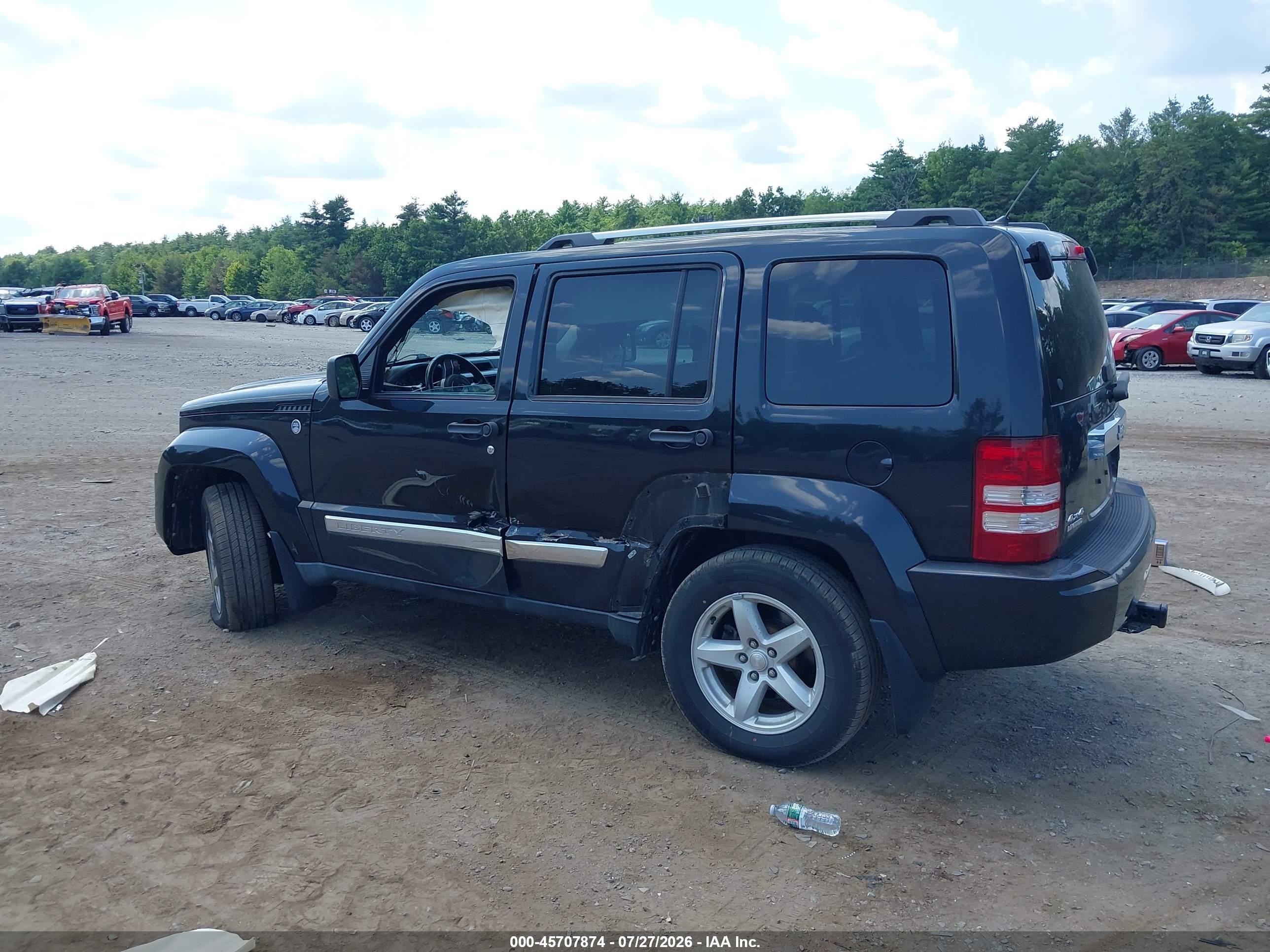 2012 Jeep Liberty Limited Edition Черный vin: 1C4PJMCK7CW111310