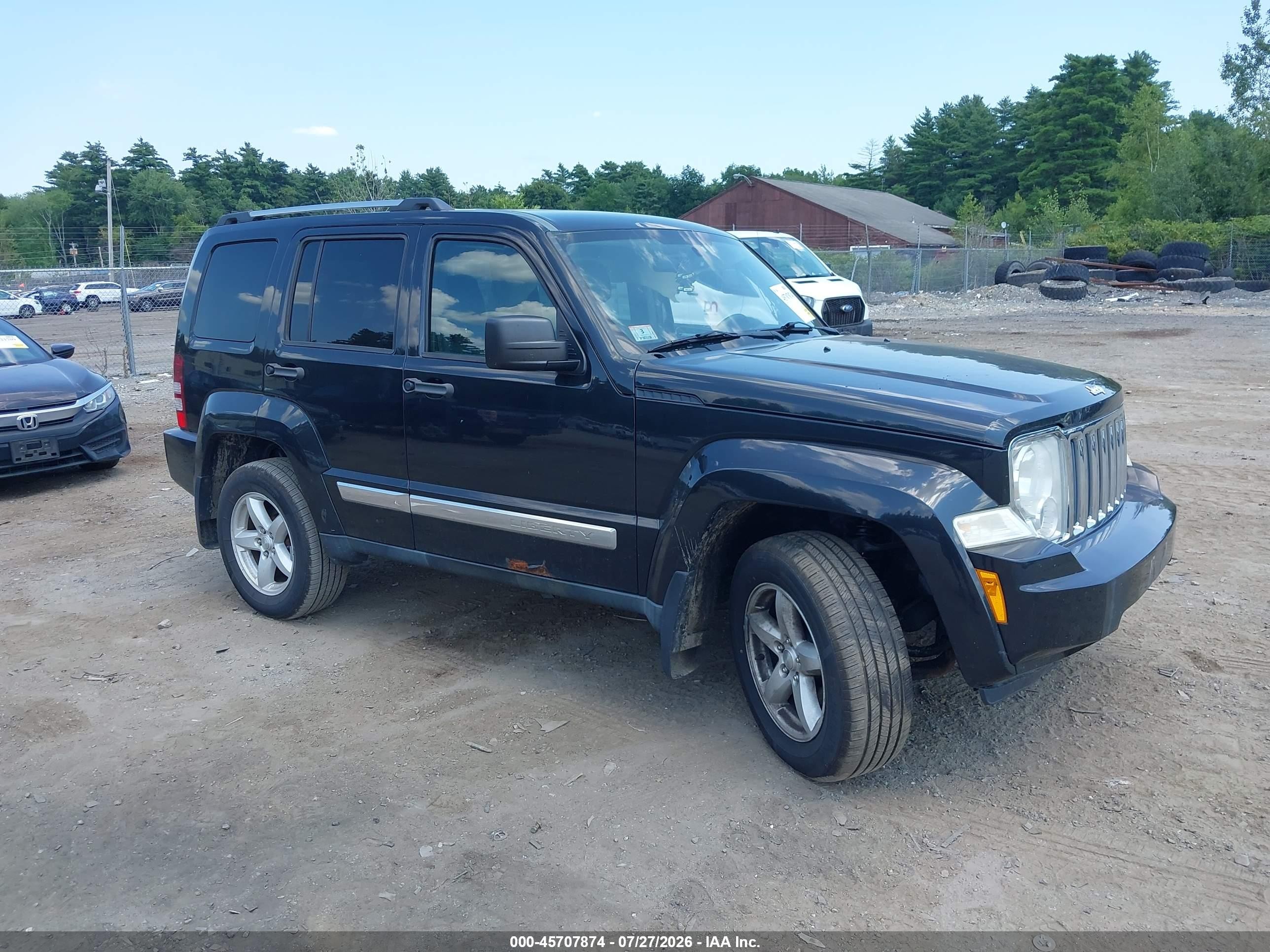 2012 Jeep Liberty Limited Edition Black vin: 1C4PJMCK7CW111310