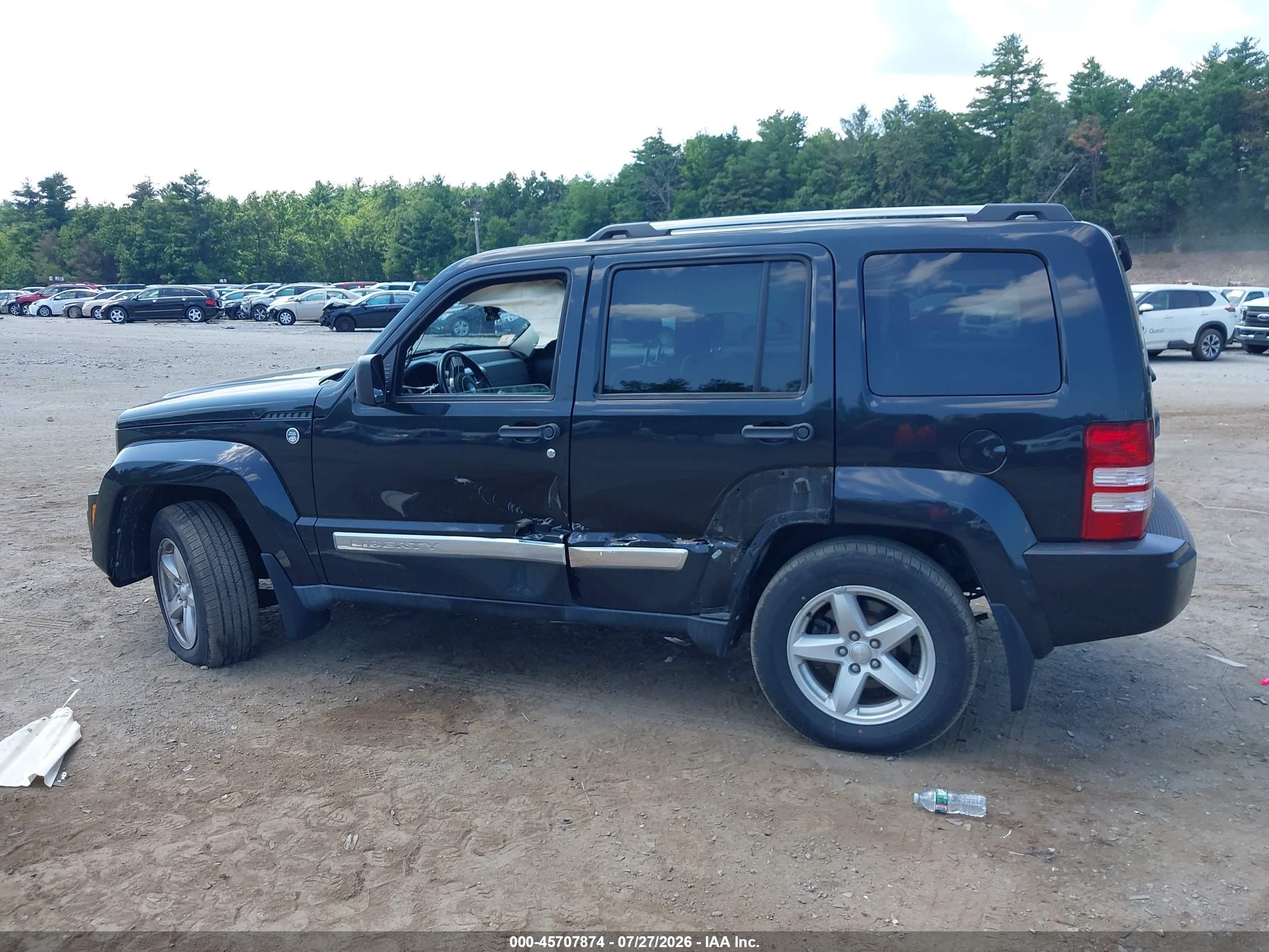 2012 Jeep Liberty Limited Edition Черный vin: 1C4PJMCK7CW111310