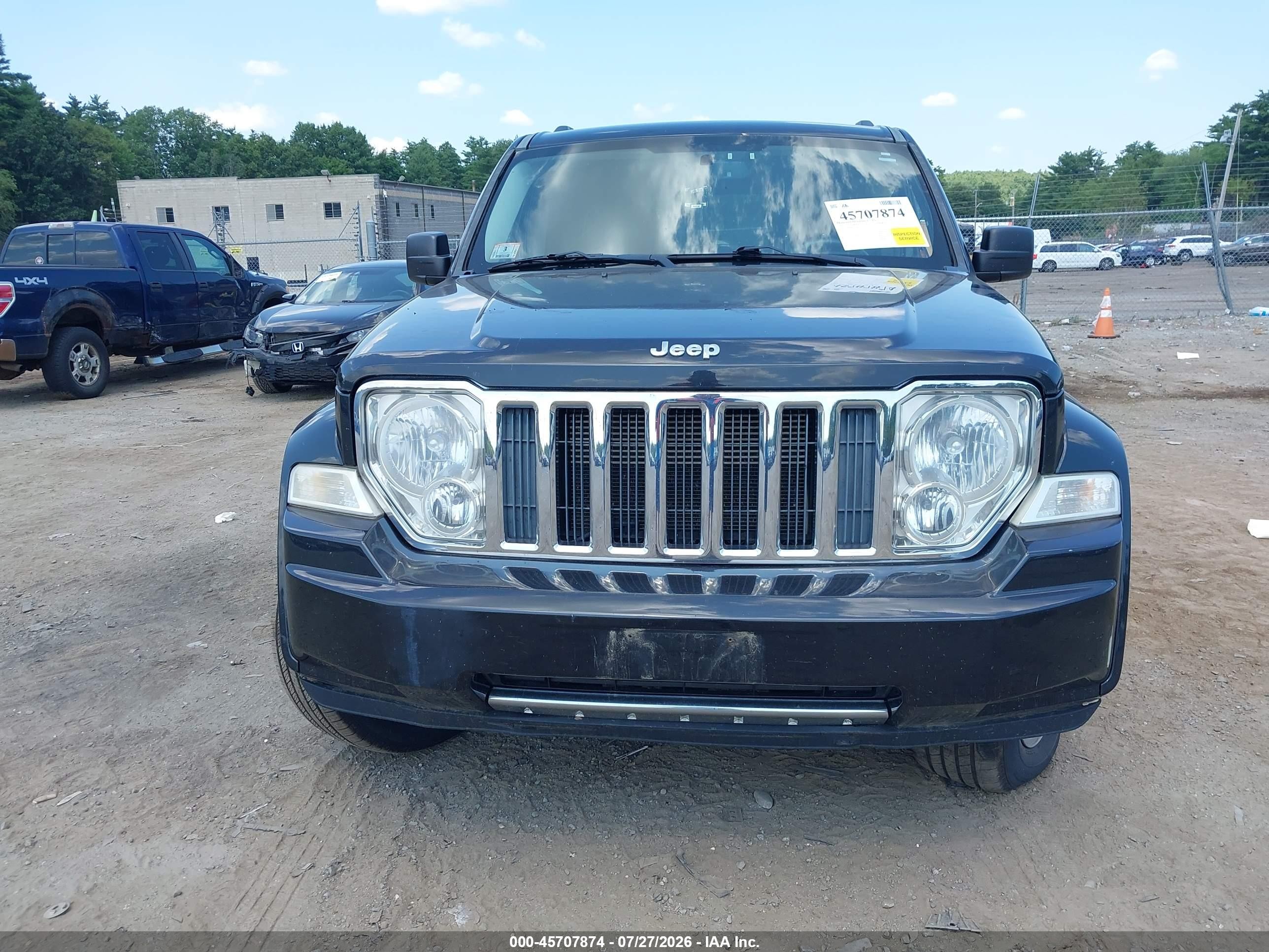 2012 Jeep Liberty Limited Edition Черный vin: 1C4PJMCK7CW111310