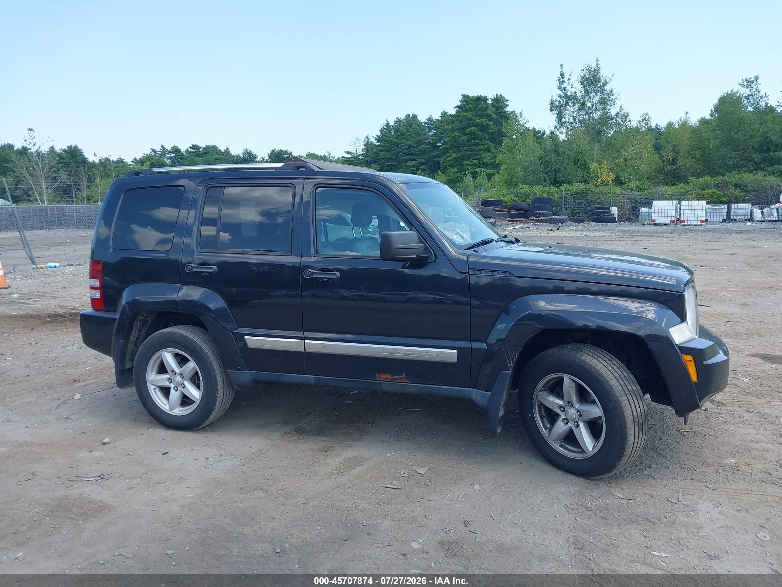 2012 Jeep Liberty Limited Edition Черный vin: 1C4PJMCK7CW111310